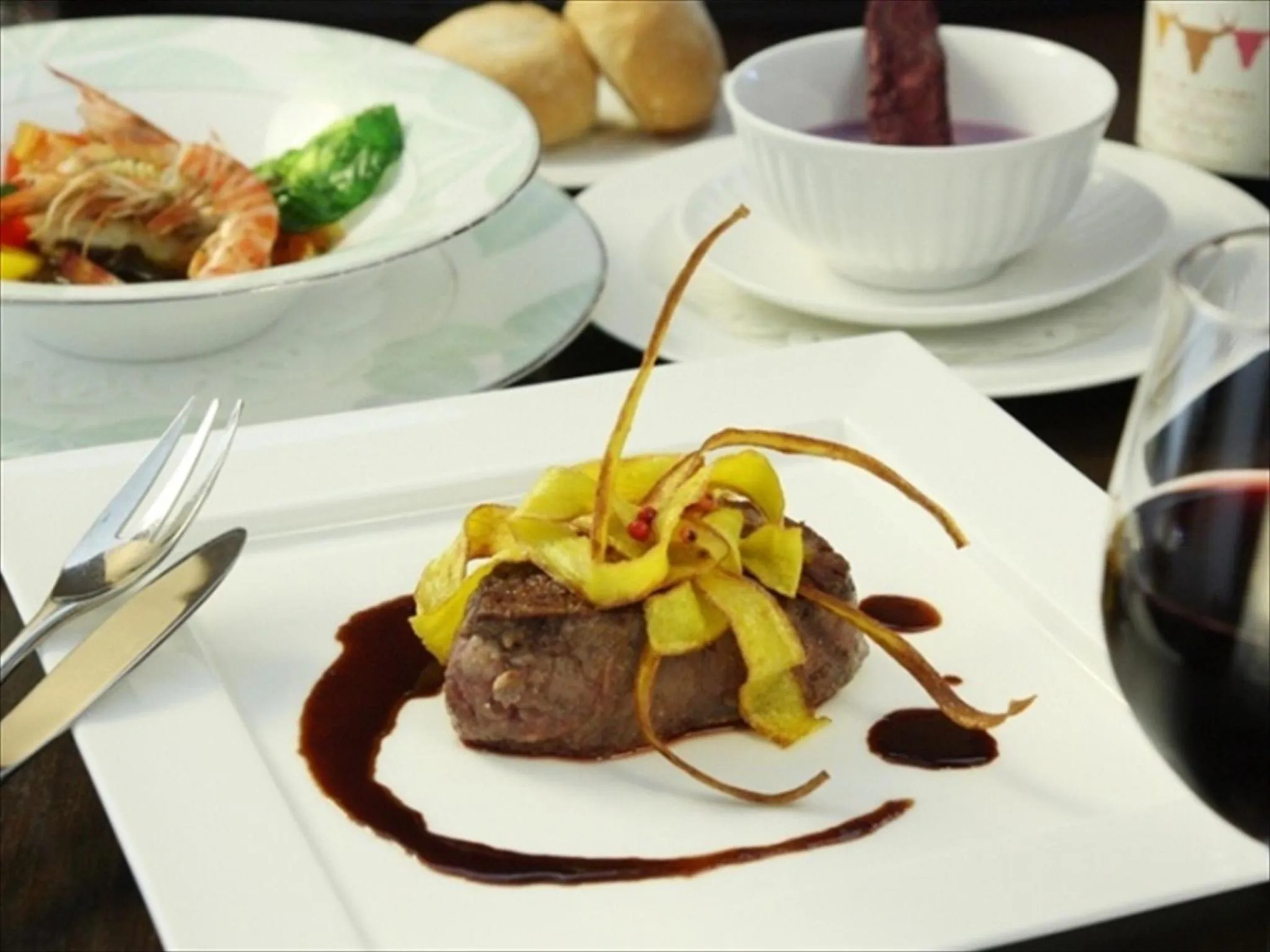 Food close-up in Cypress Resort Kumejima