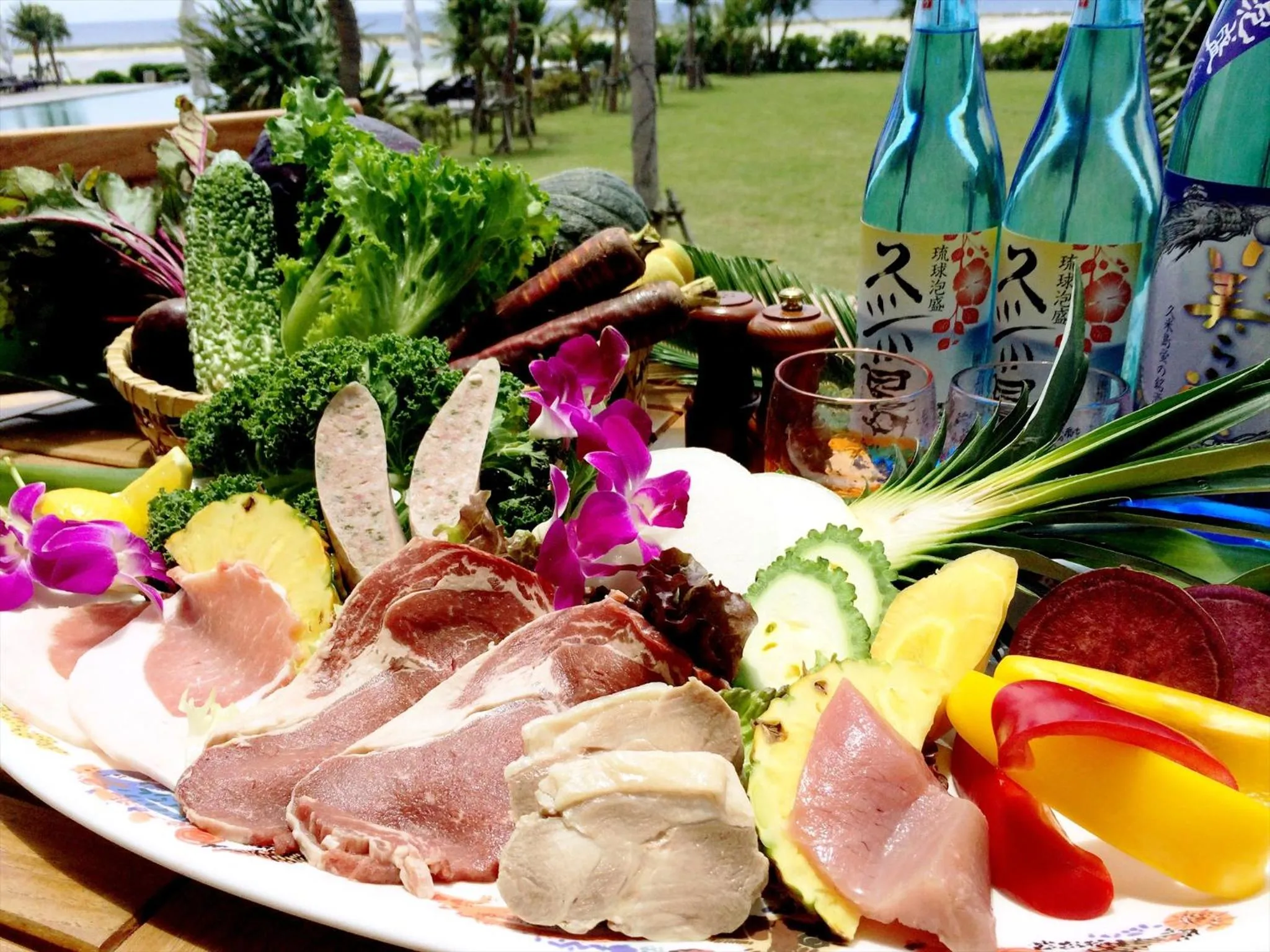 Food and drinks in Cypress Resort Kumejima