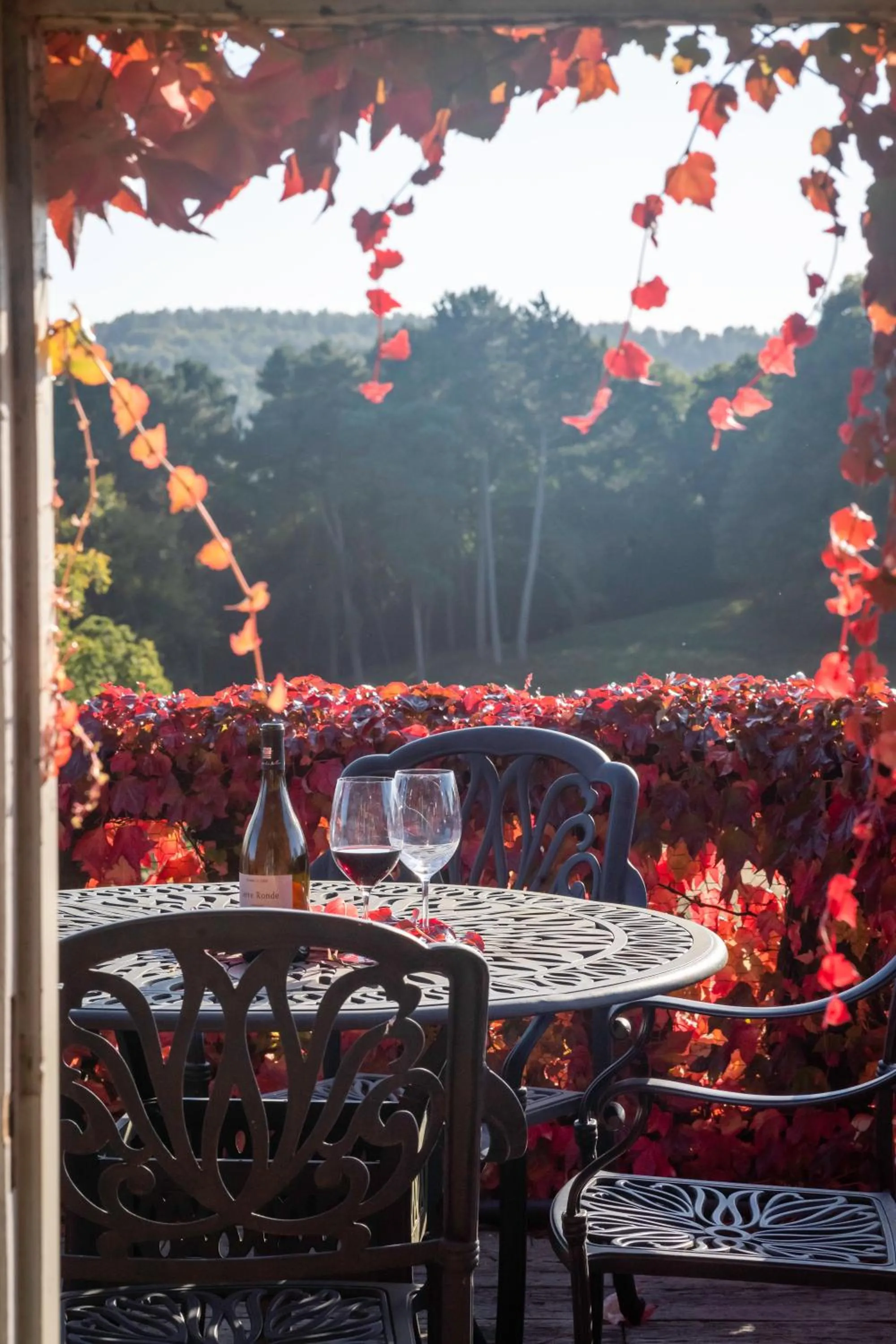 Balcony/Terrace in Florence Nightingale Suites at Lea Hurst