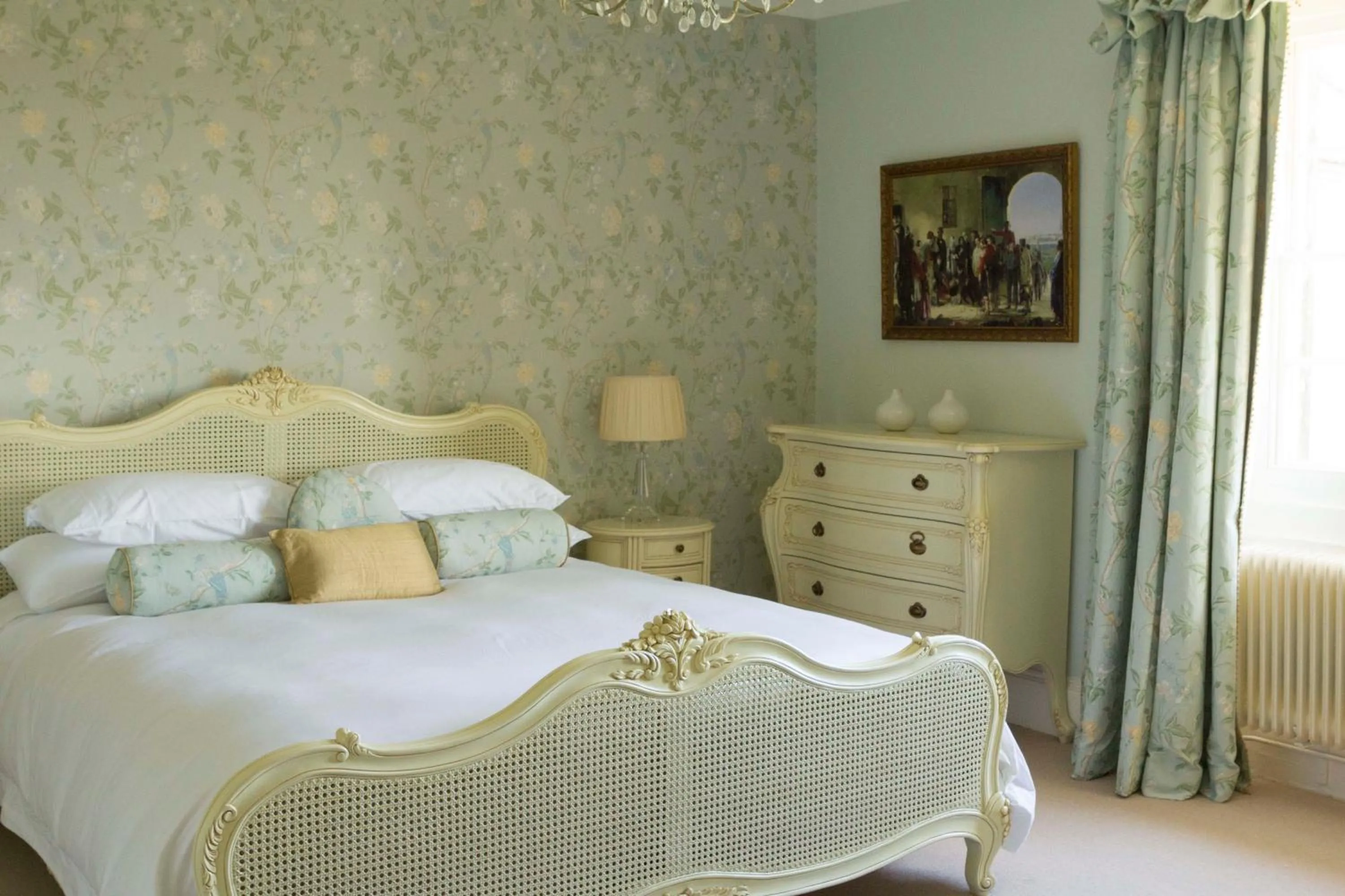 Bedroom, Bed in Florence Nightingale Suites at Lea Hurst