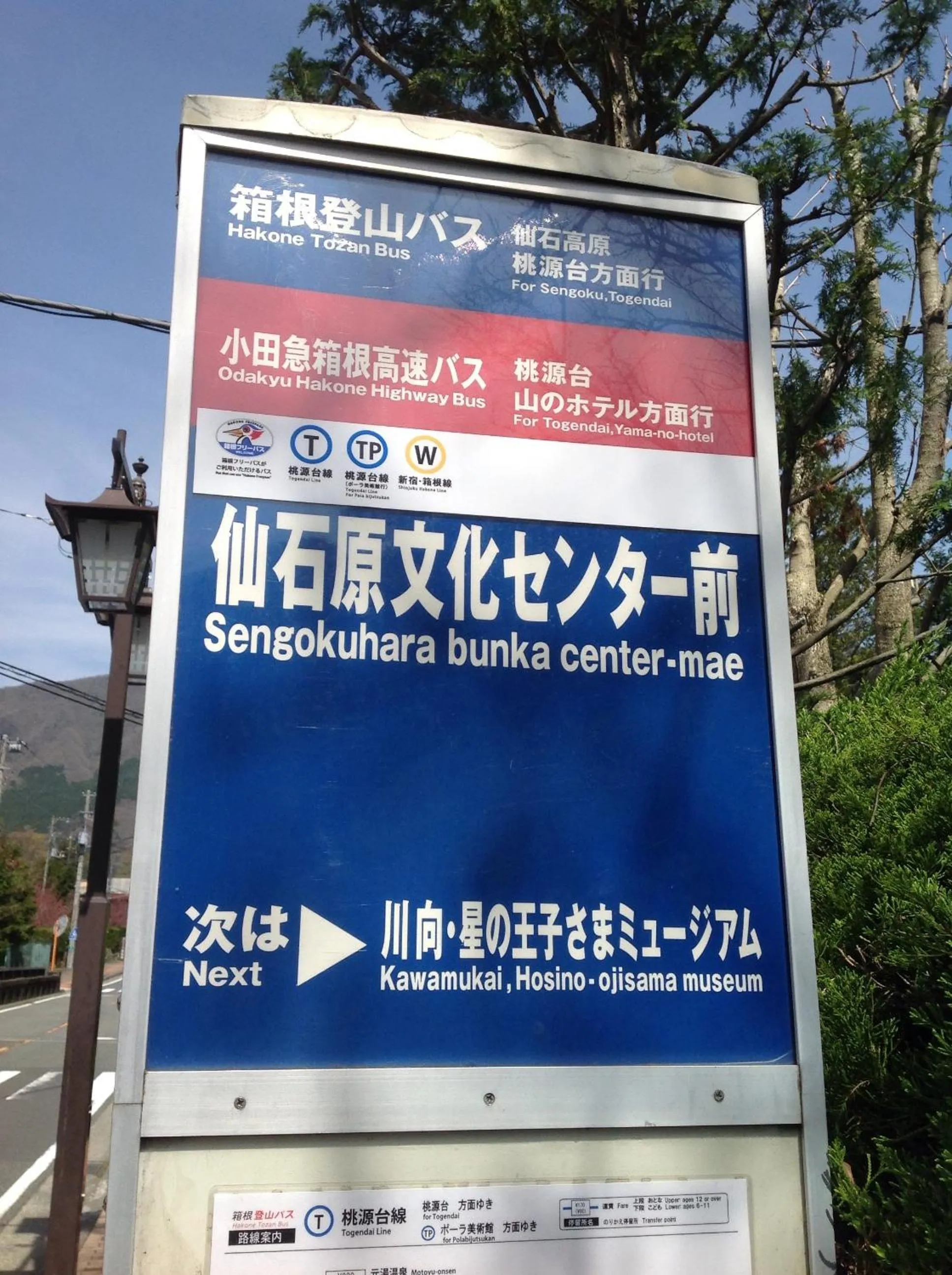 Nearby landmark in Mount View Hakone