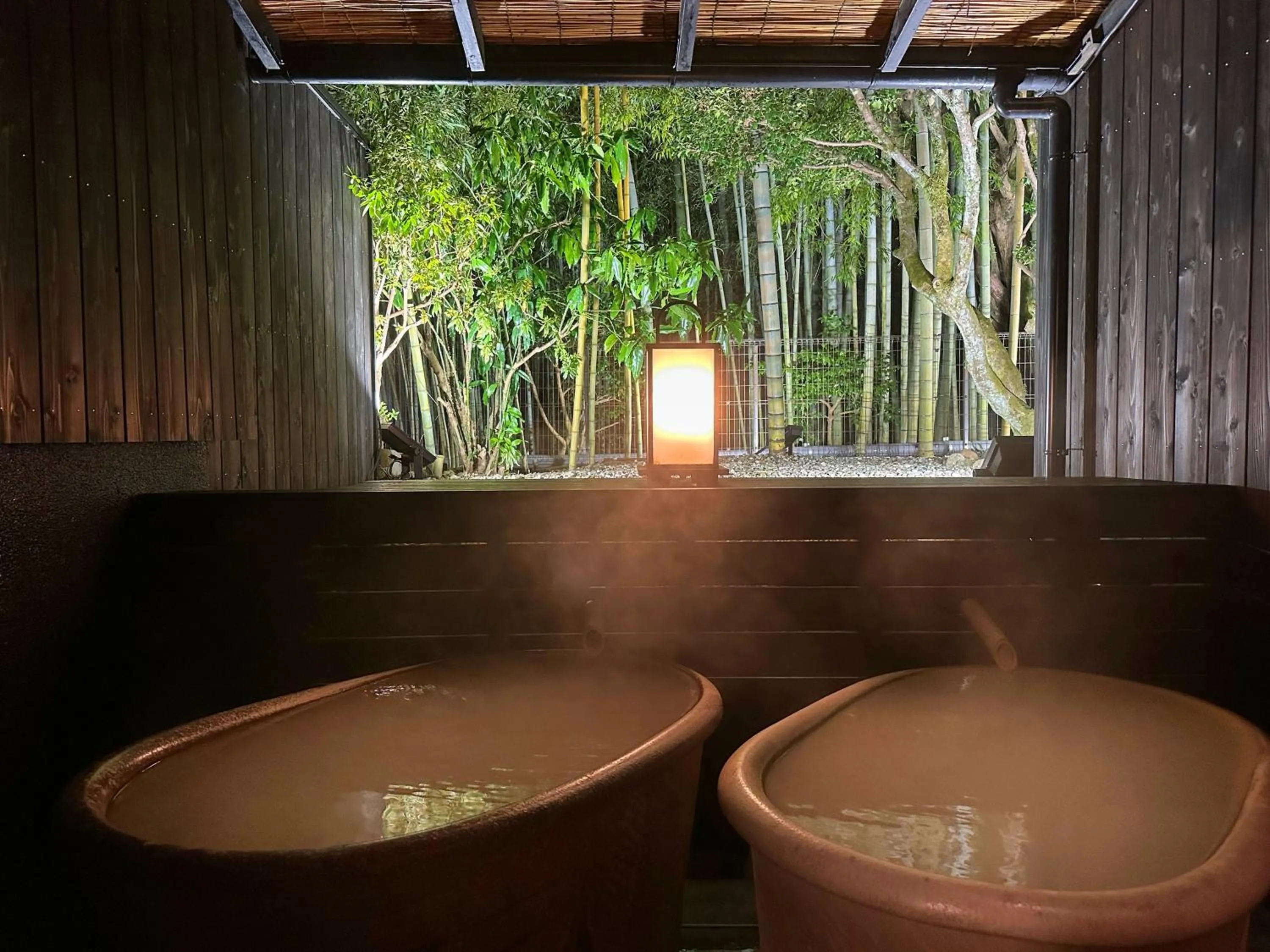 Open Air Bath in Mount View Hakone