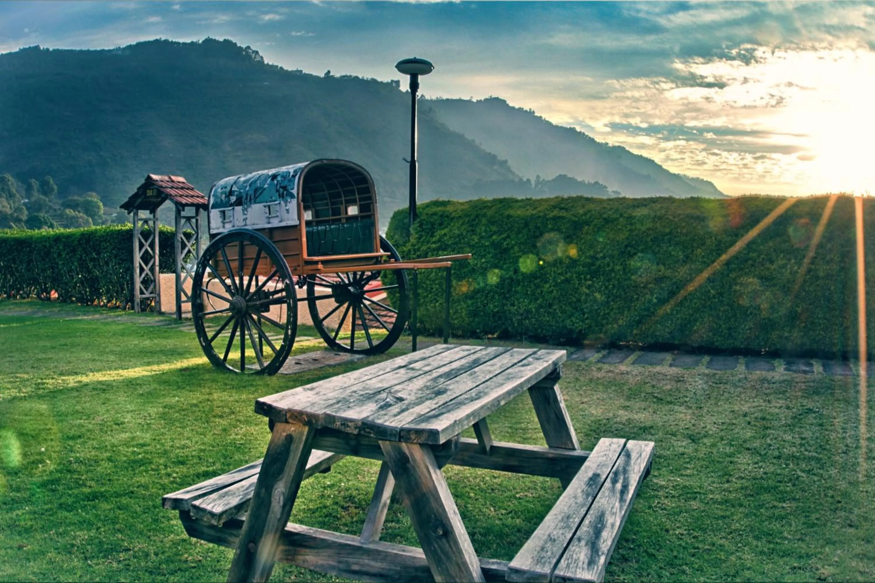 Mountain view in Green Pastures - A Hill Country Resort