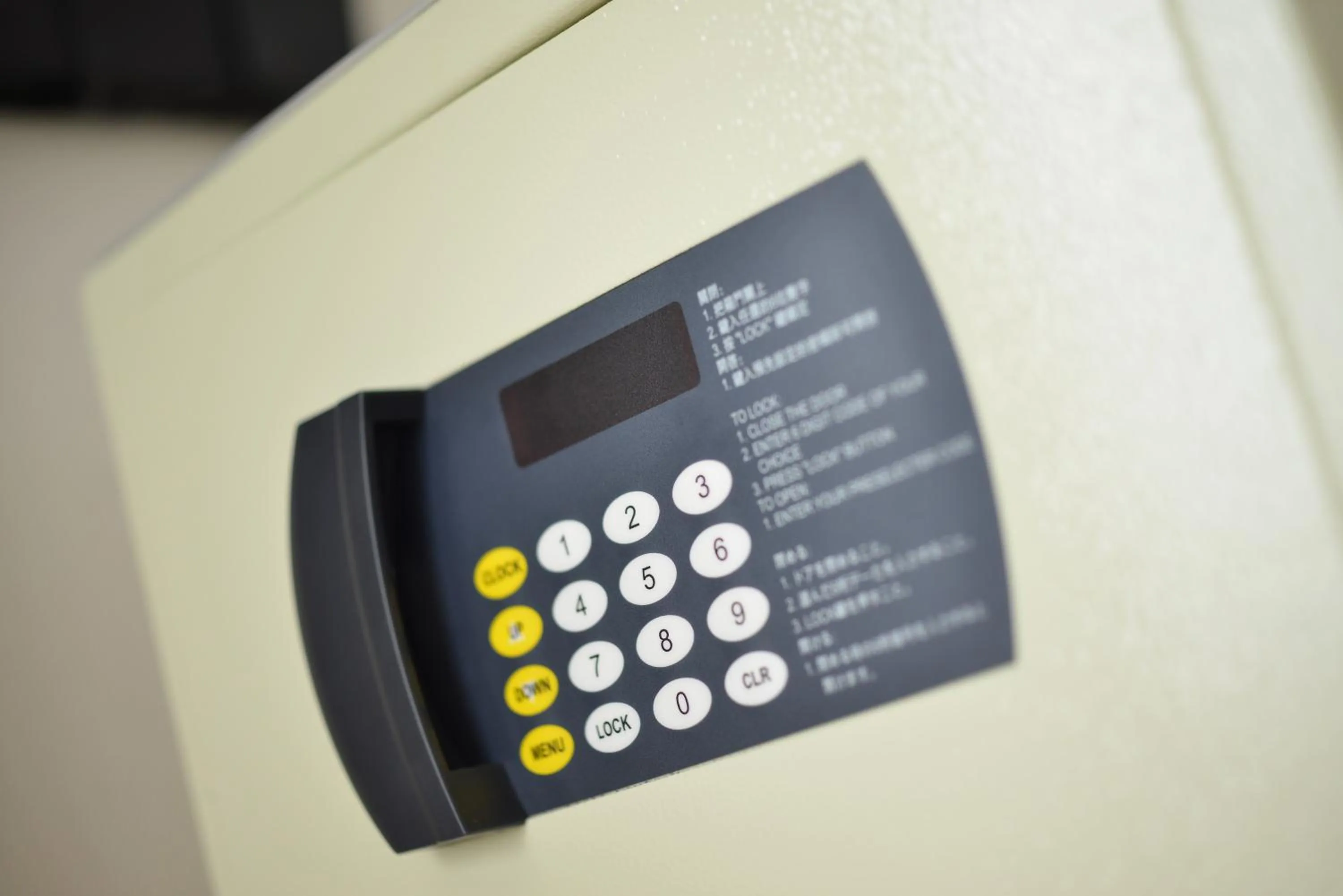 safe in Regal Hongkong Hotel