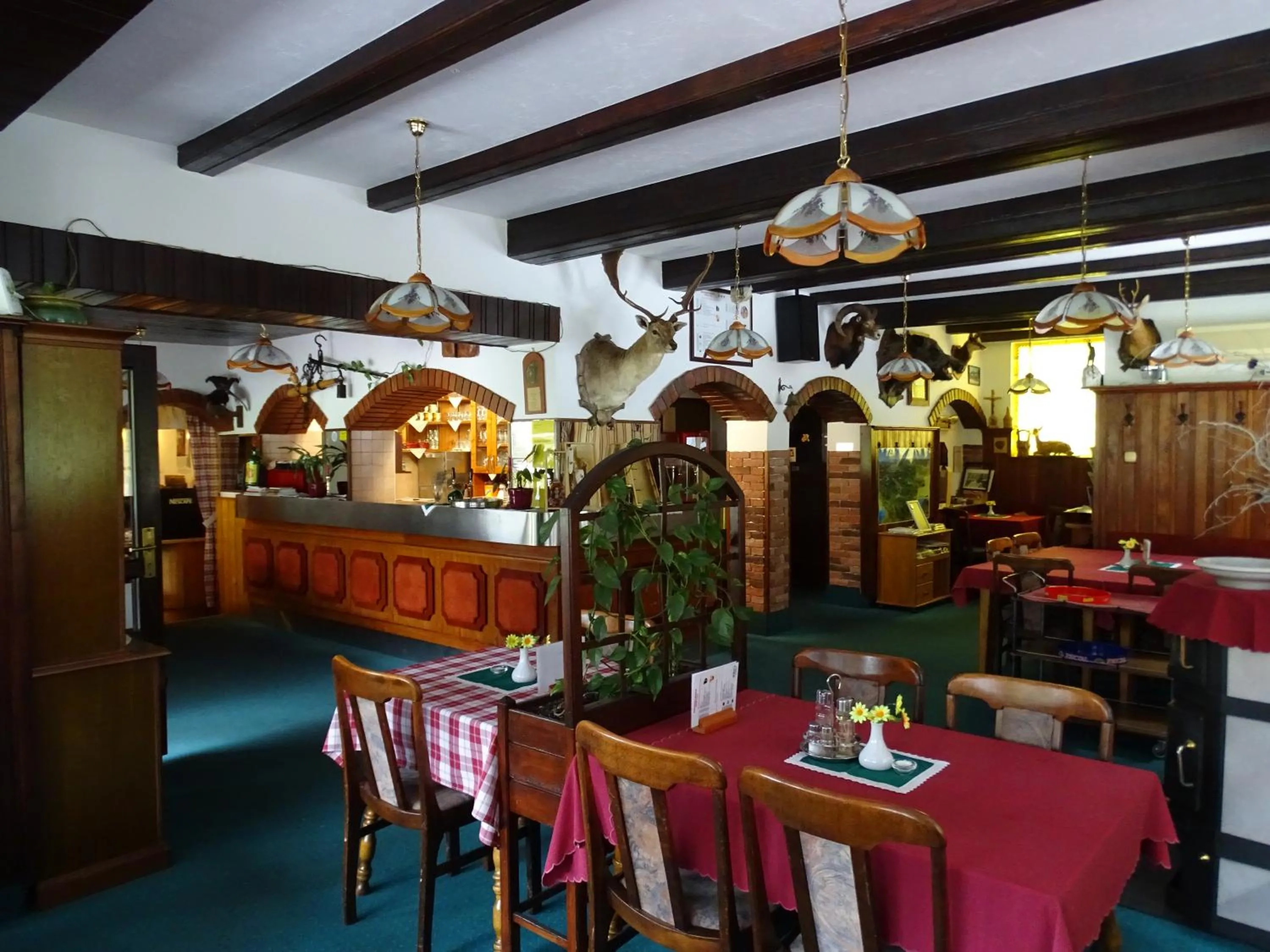 Dining area in Penzion Rožič