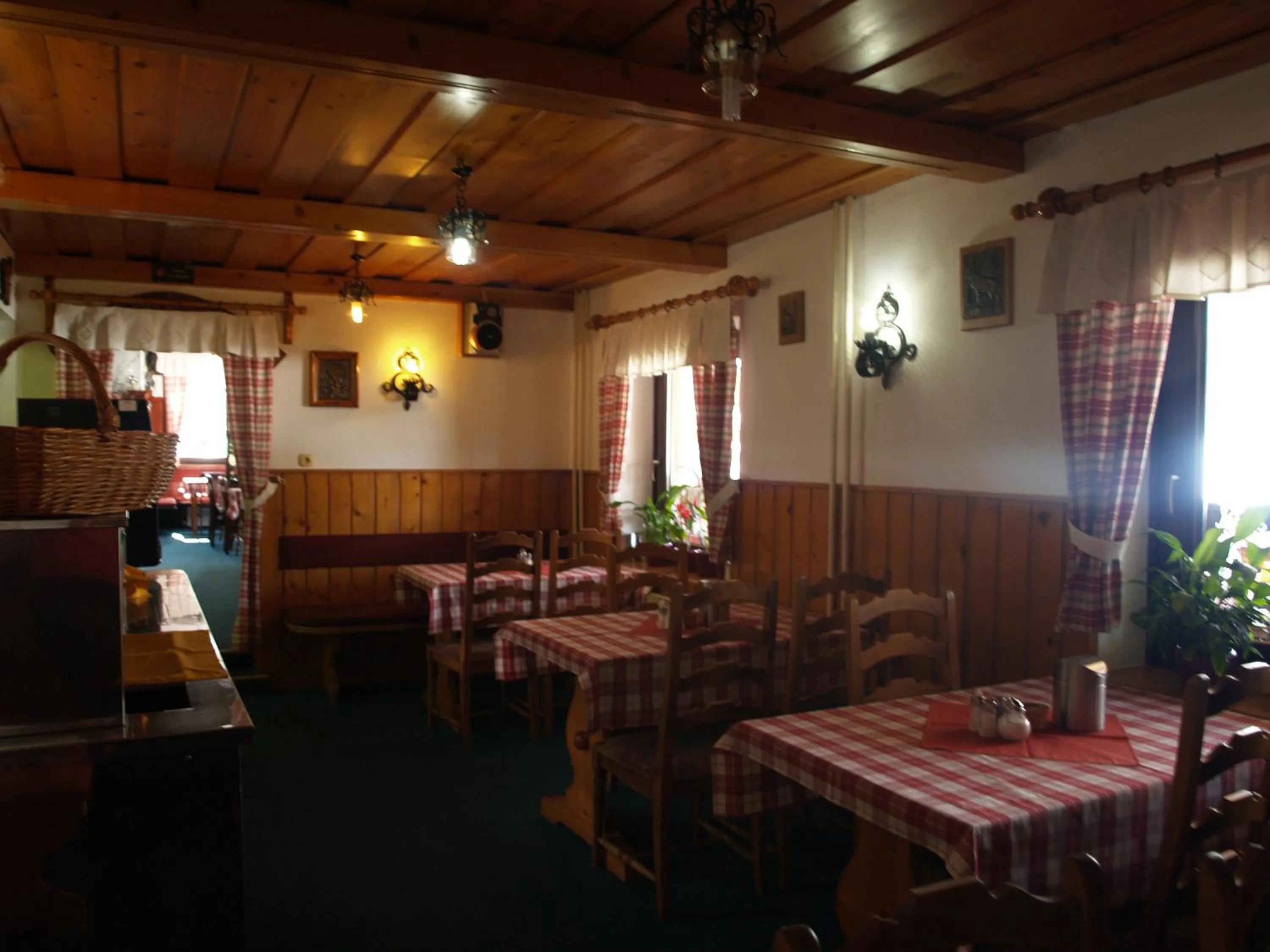 Dining area in Penzion Rožič