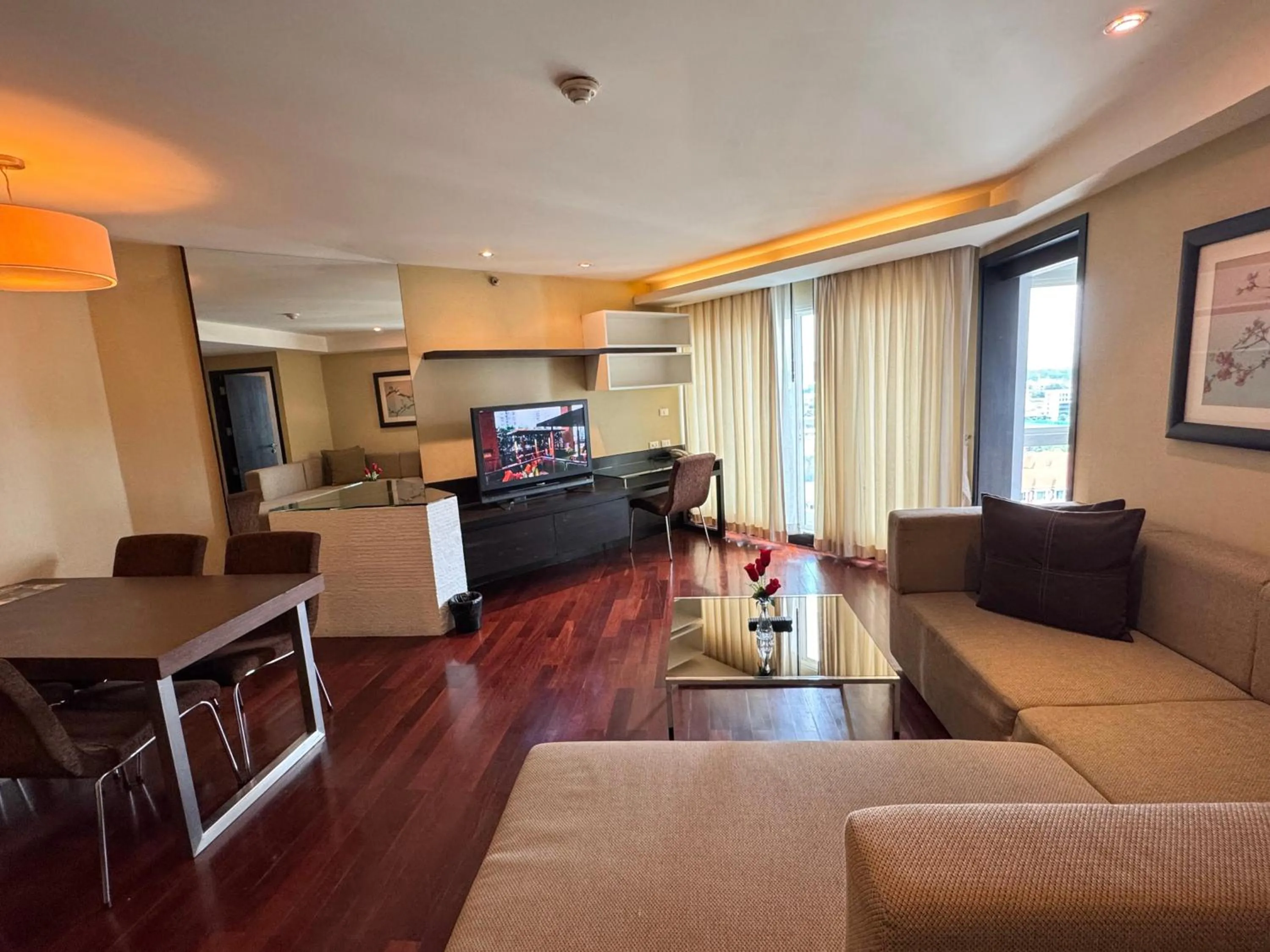 TV and multimedia in The Narathiwas Hotel & Residence Sathorn Bangkok