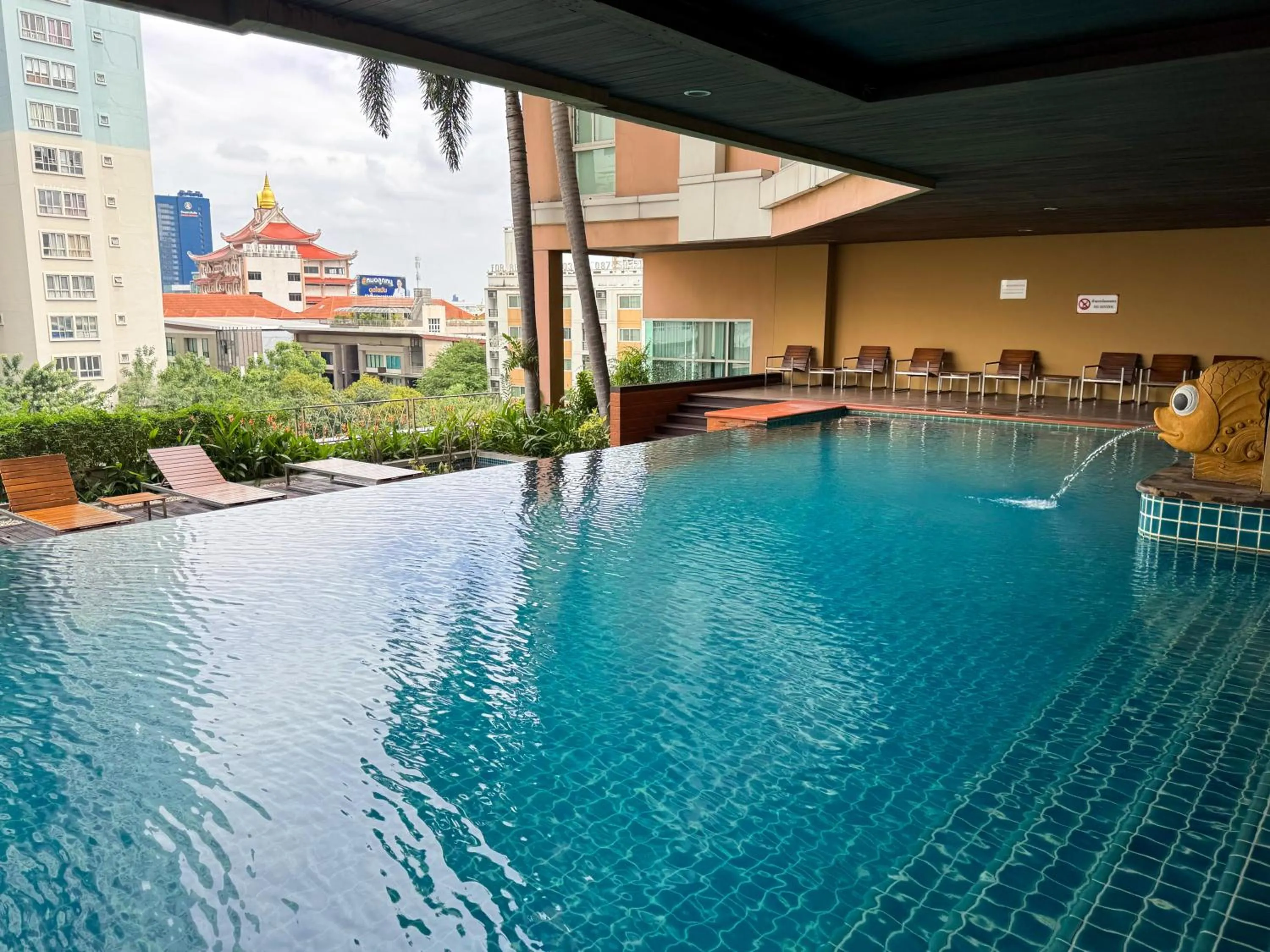 Swimming pool in The Narathiwas Hotel & Residence Sathorn Bangkok