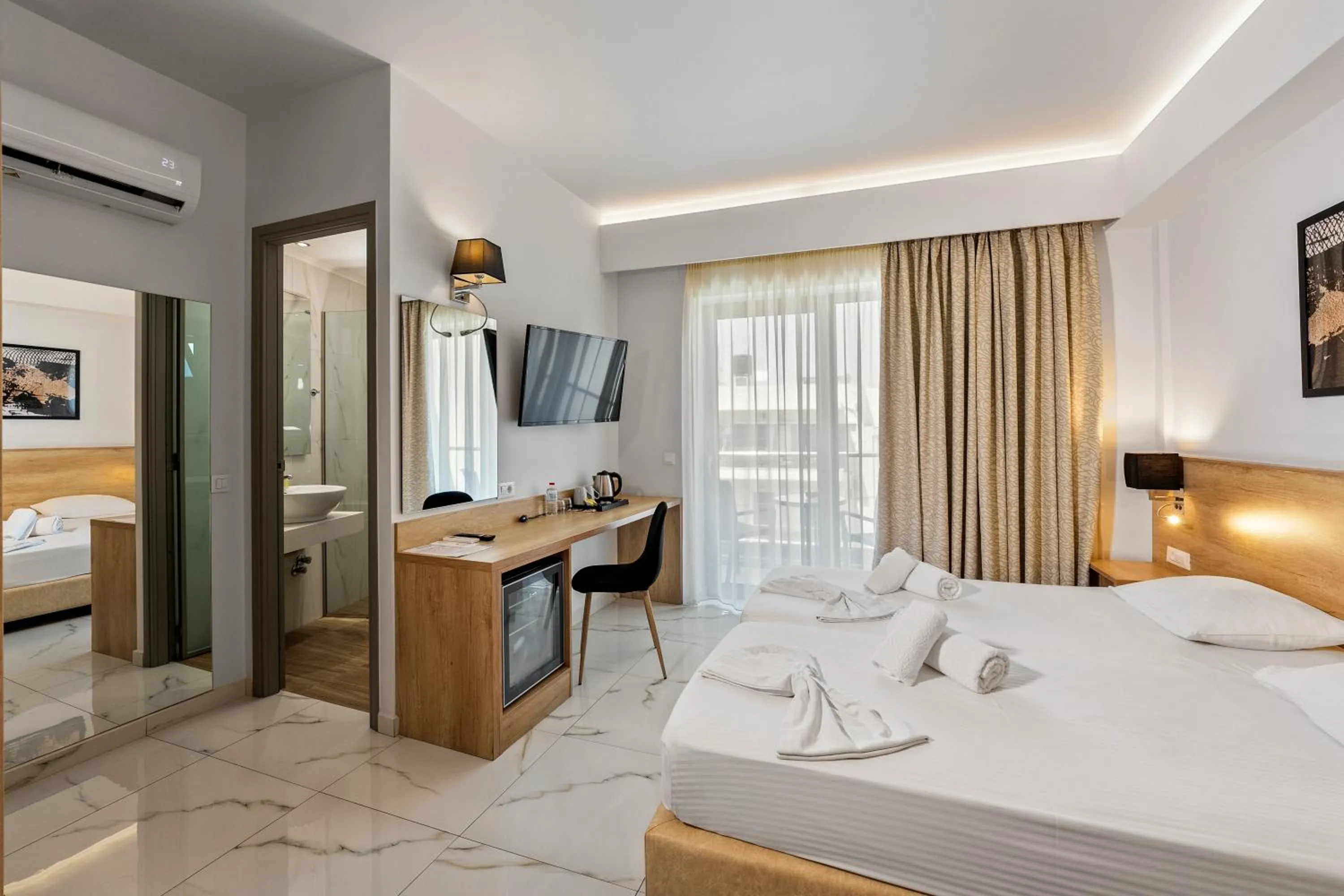 Bed in Marvel Deluxe Rooms