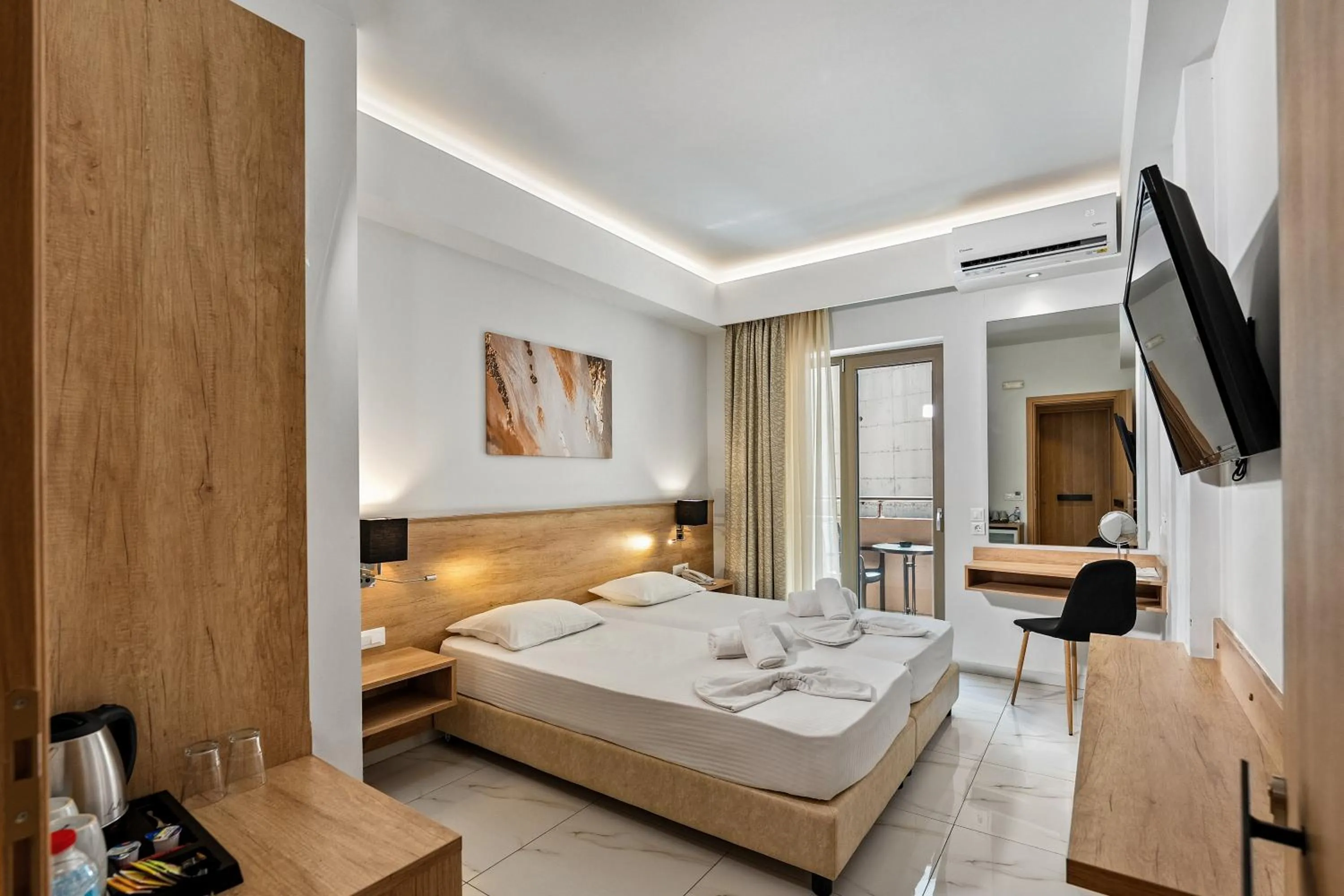 Bed in Marvel Deluxe Rooms