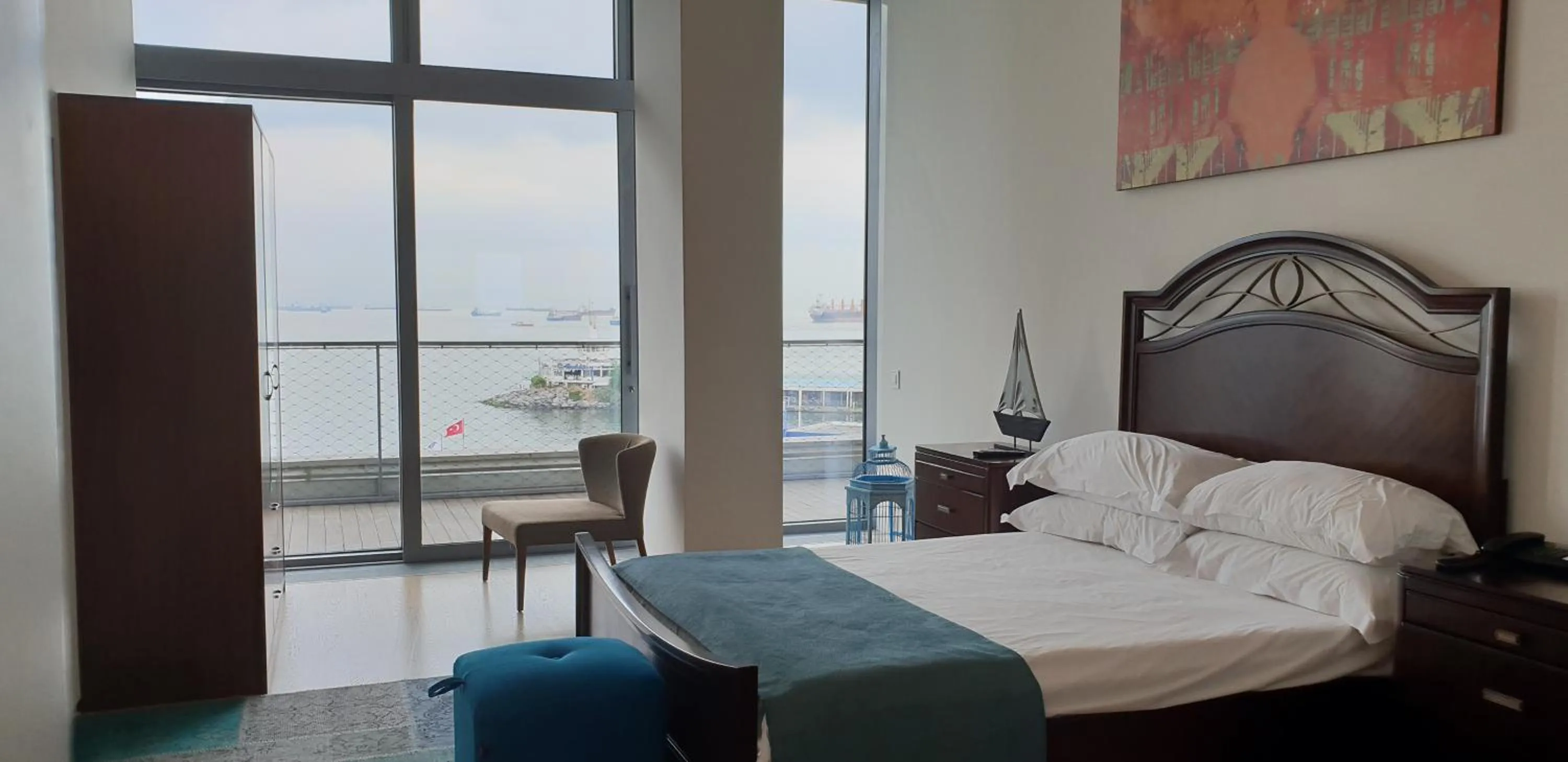 Bedroom, Bed in Ataköy Marina Park Hotel Residence