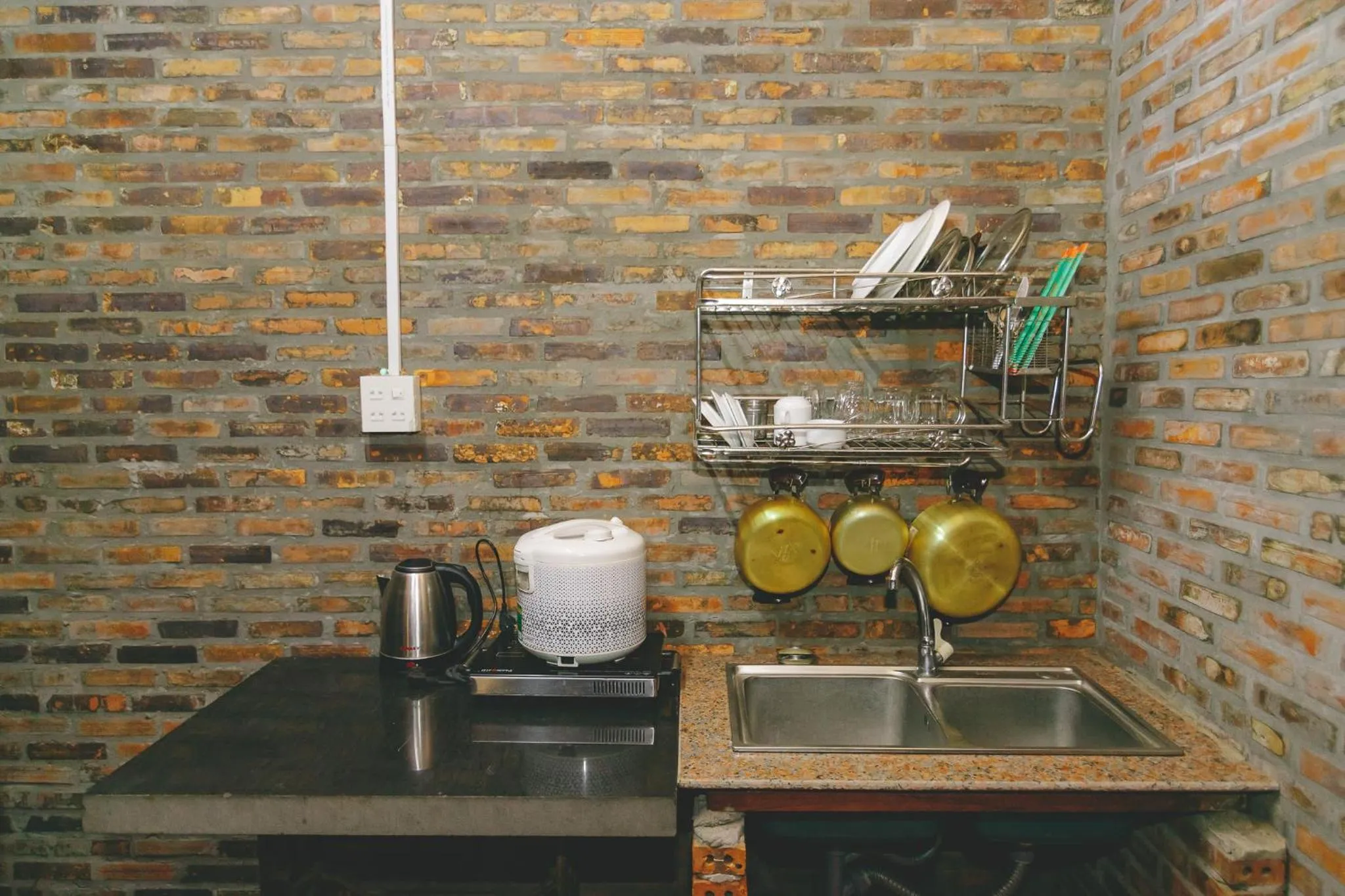 Kitchen or kitchenette in CASA ECO Mekong Resort