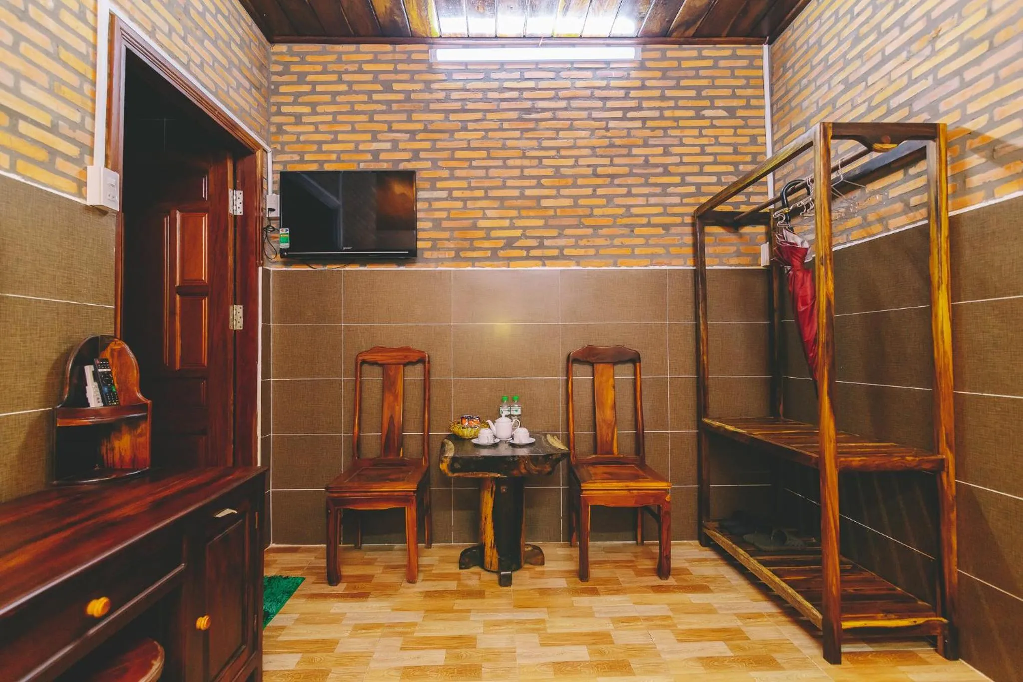 Seating area in CASA ECO Mekong Resort