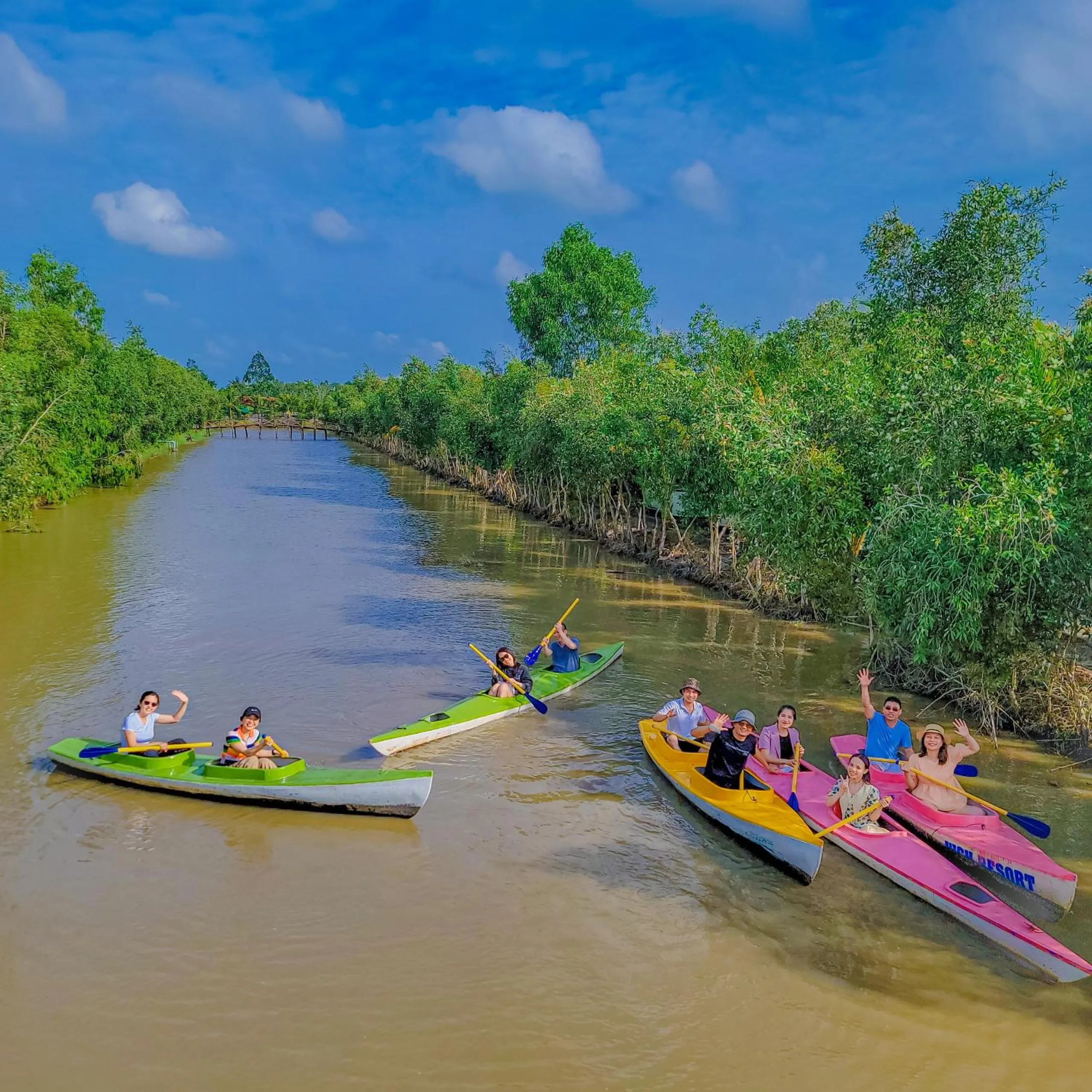 People in CASA ECO Mekong Resort