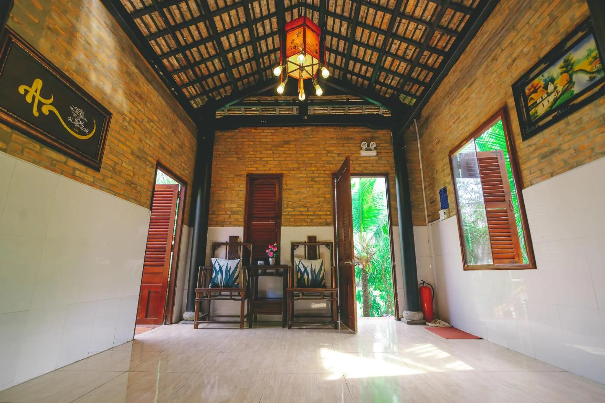 Bedroom in CASA ECO Mekong Resort