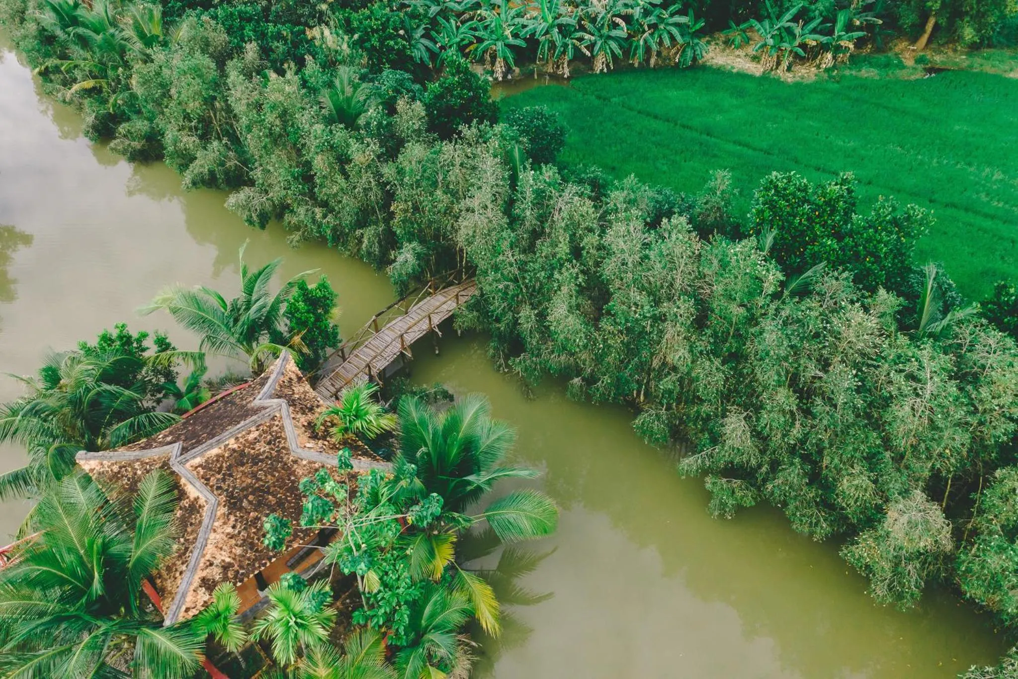 Spring in CASA ECO Mekong Resort