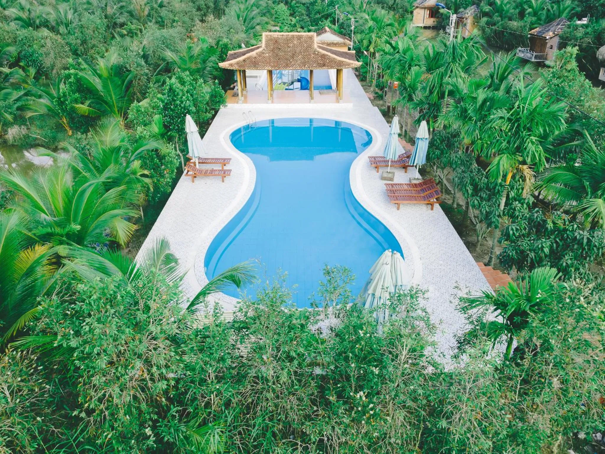 Natural landscape in CASA ECO Mekong Resort