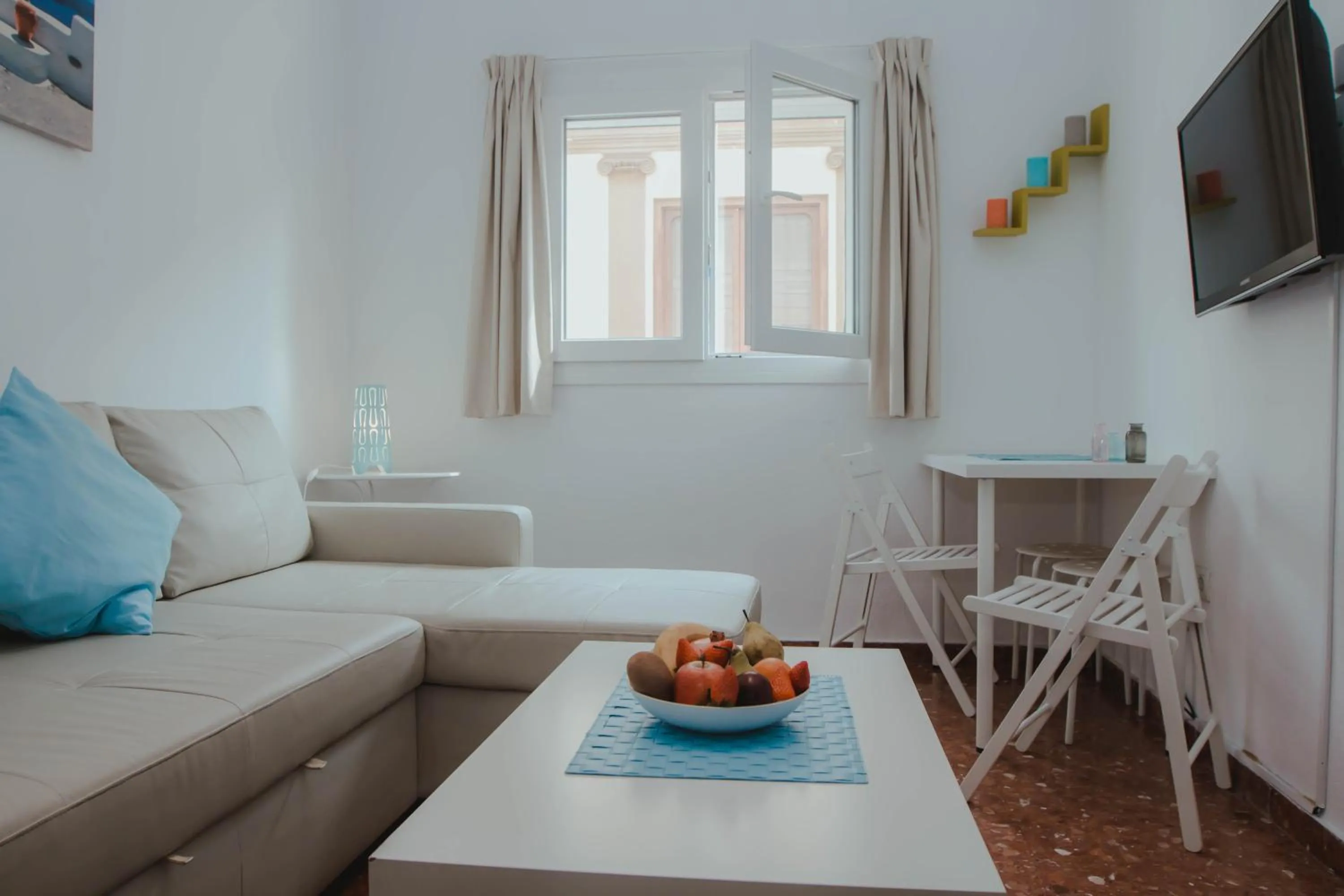 Living room in Marqués de Guadiaro 1 Apartamentos