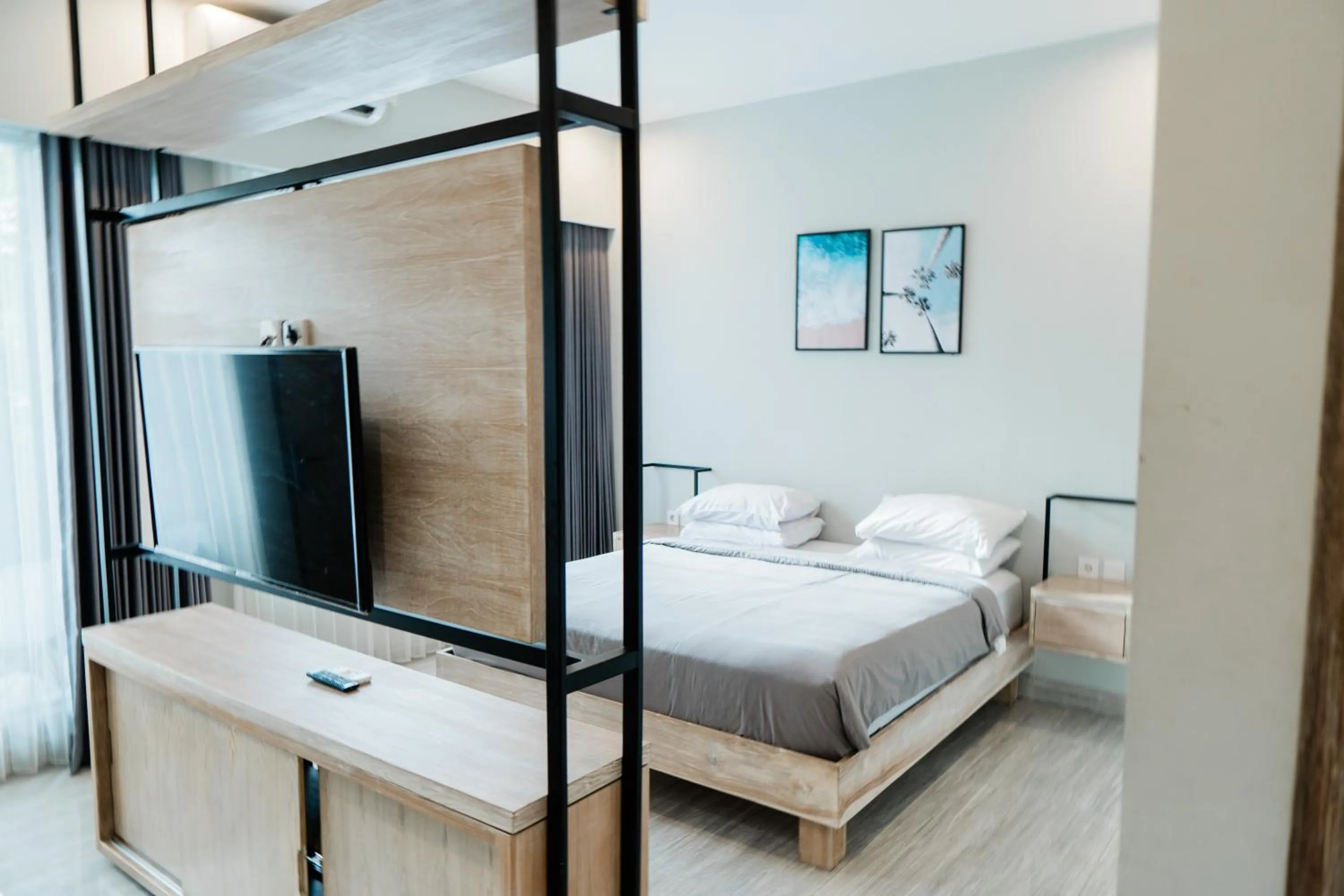 Bed in Gemini Star Hotel Kuta