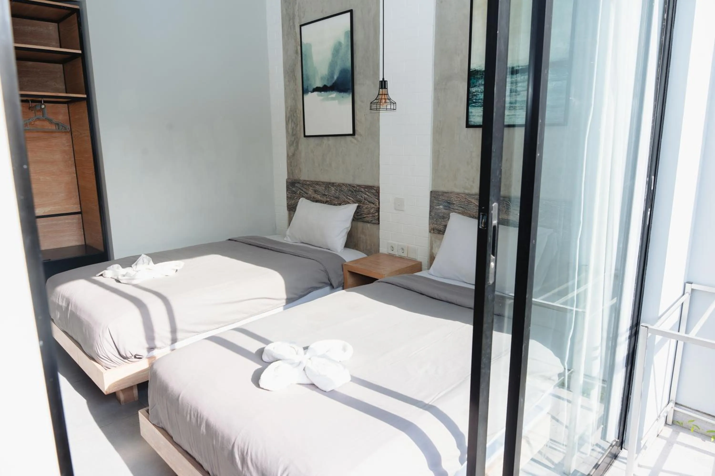 Photo of the whole room, Bed in Gemini Star Hotel Kuta