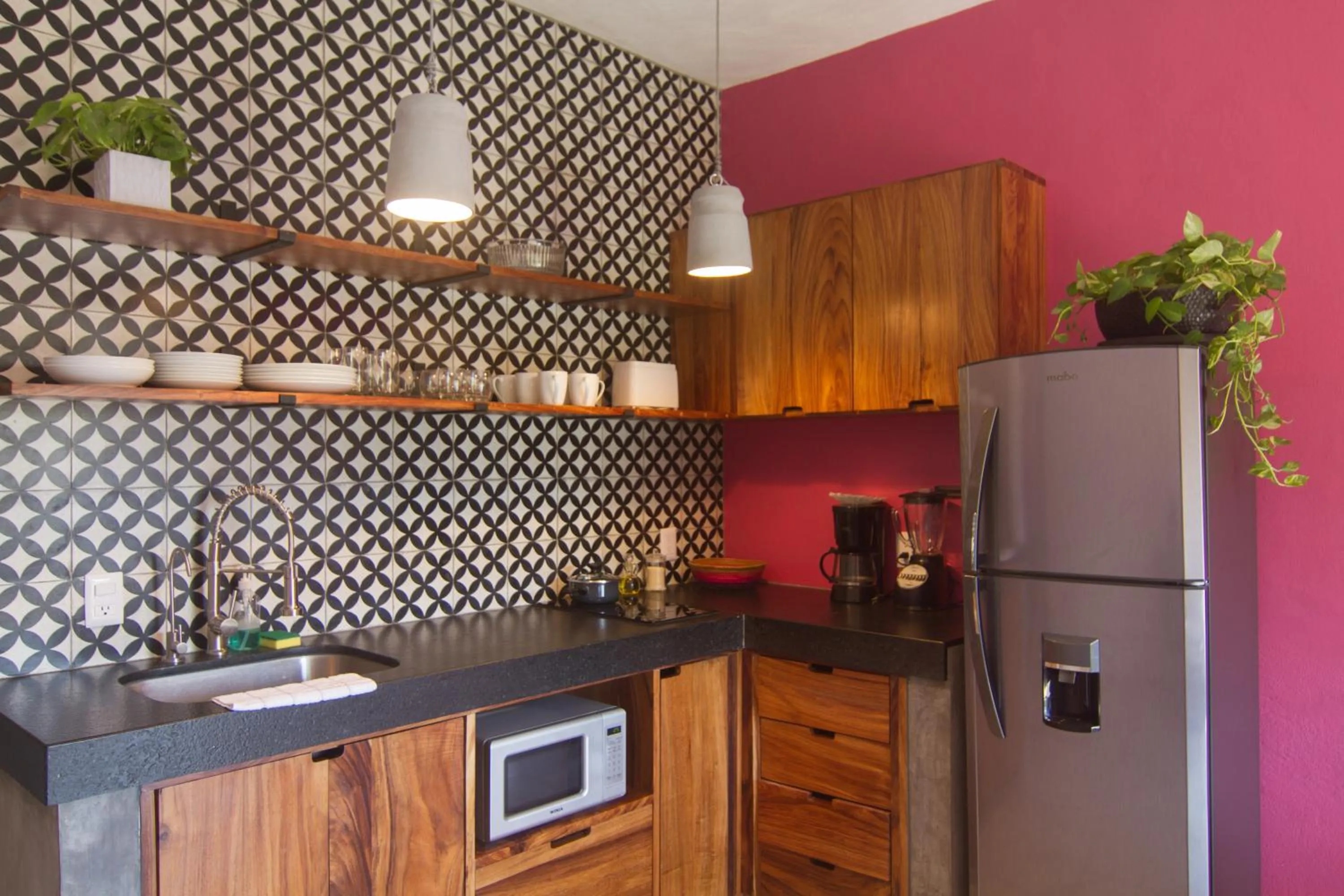 Kitchen or kitchenette in Villas Pura Chacala