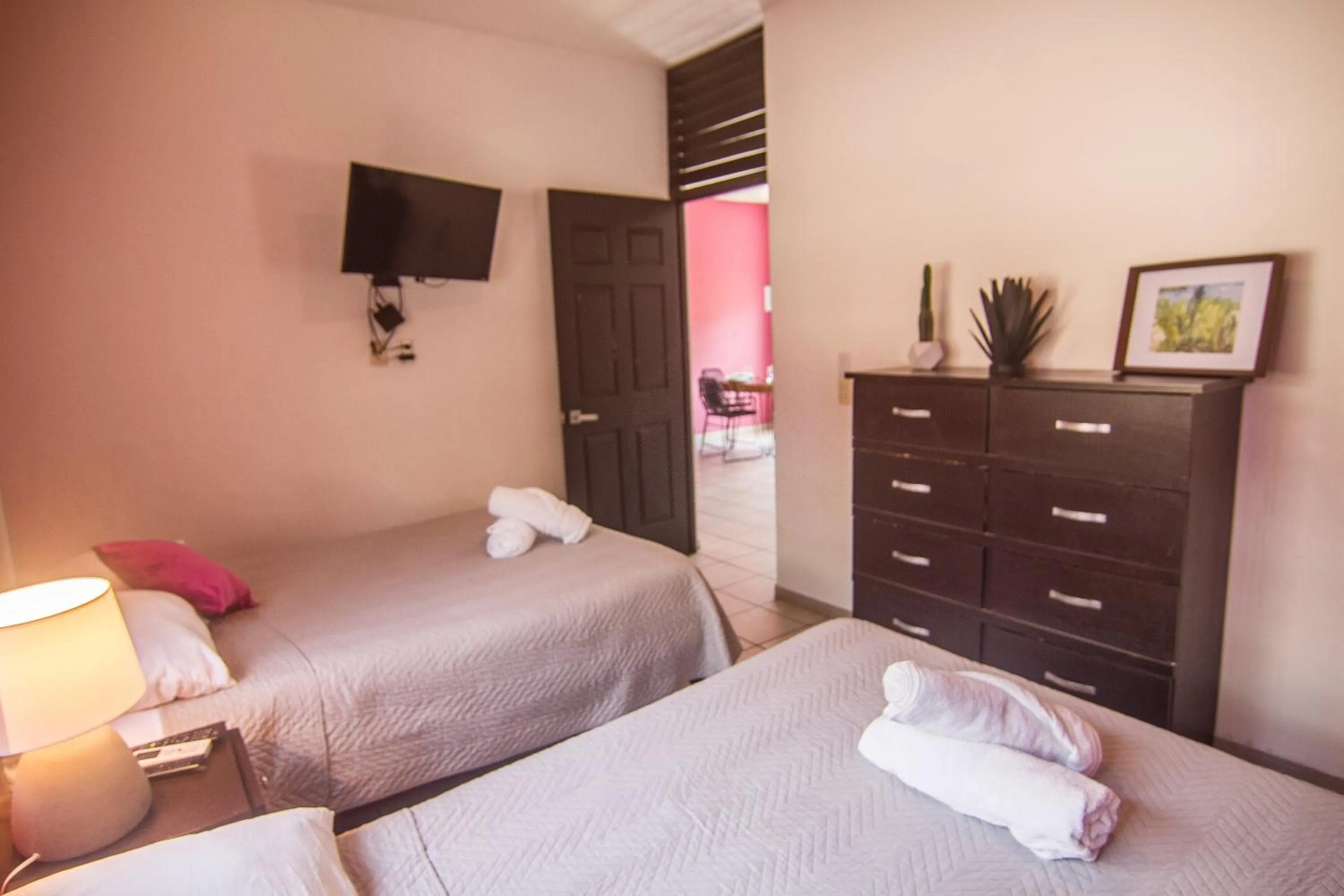 Bed in Villas Pura Chacala