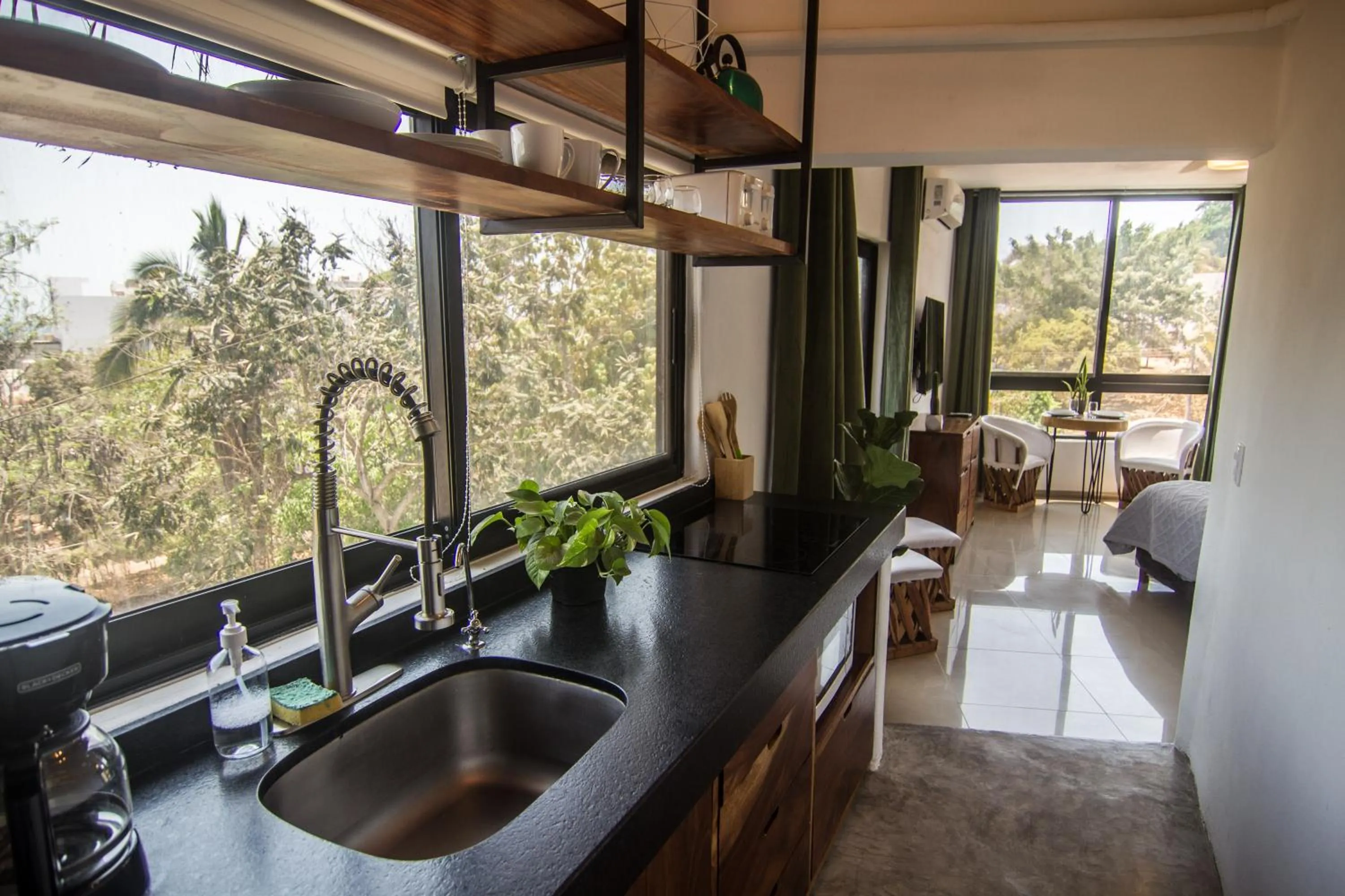Kitchen or kitchenette in Villas Pura Chacala