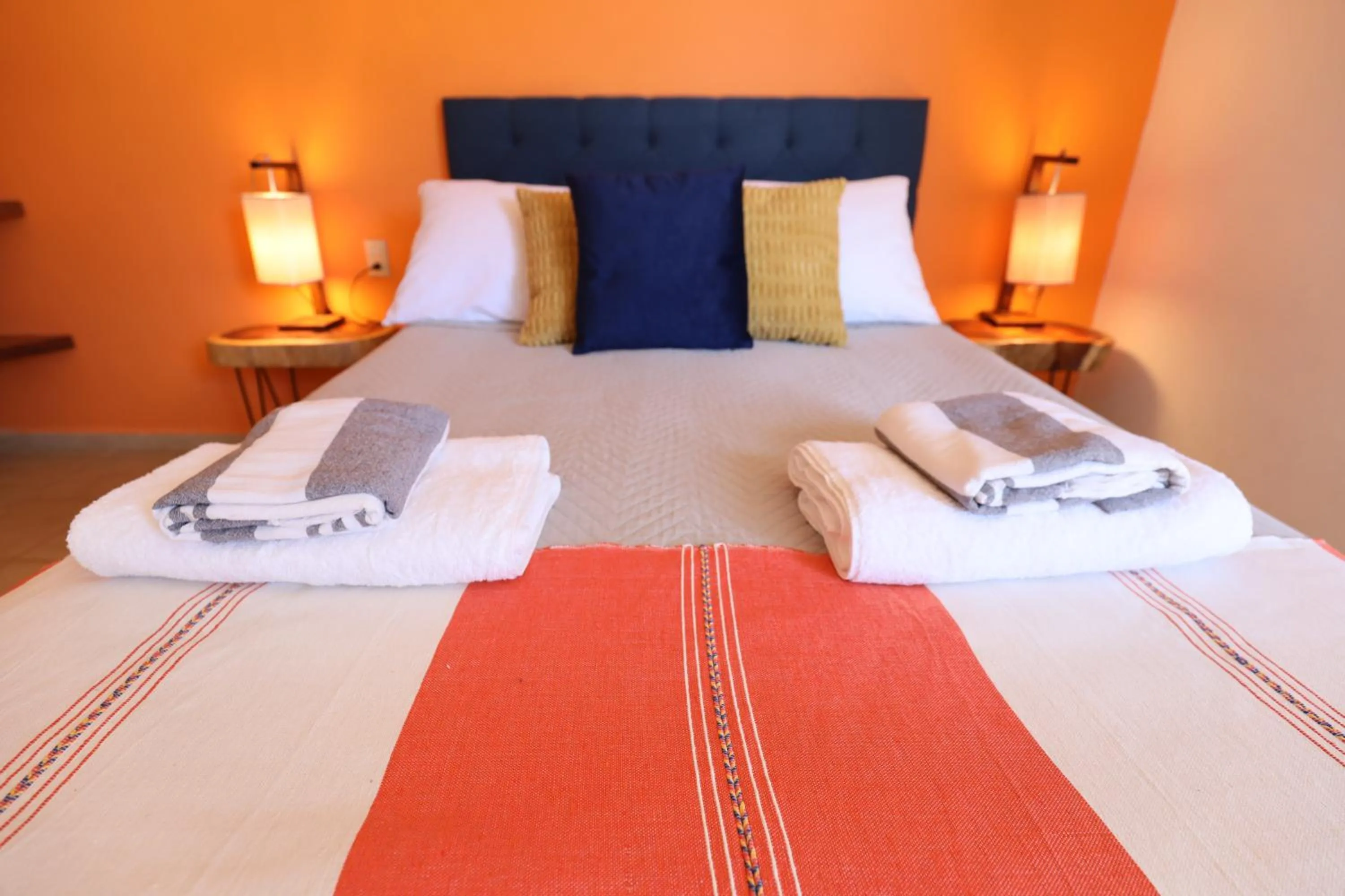 Bed in Villas Pura Chacala