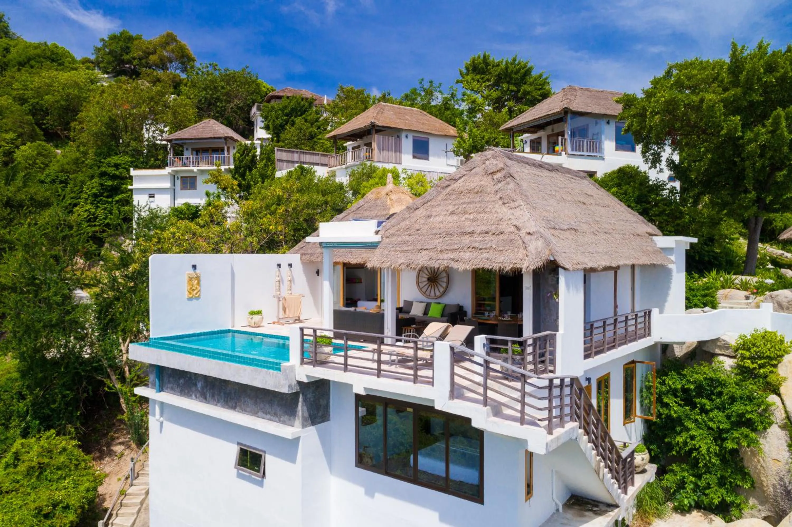 Bird's eye view in Villas Sabai Jai