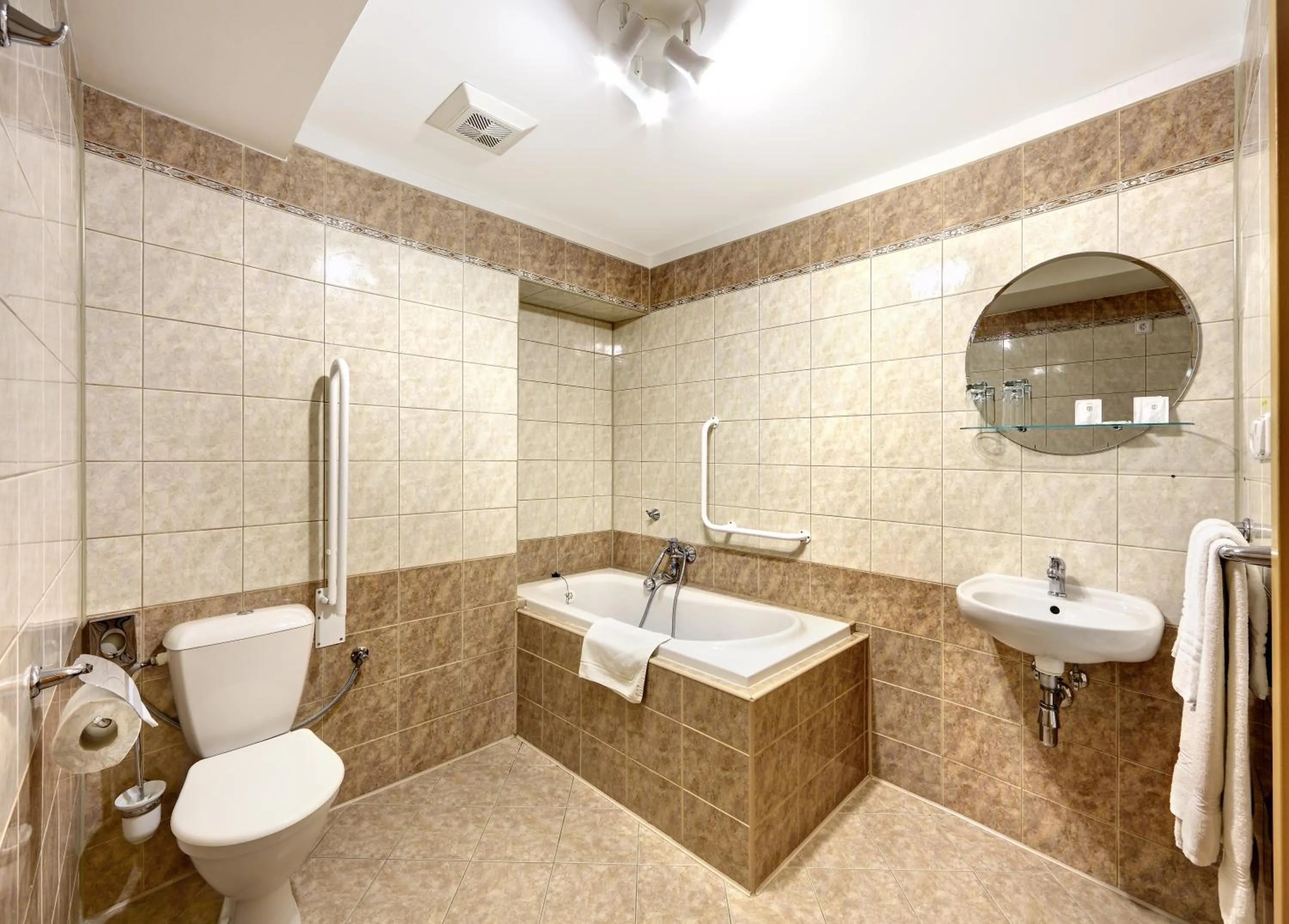 Toilet in Hotel Panská