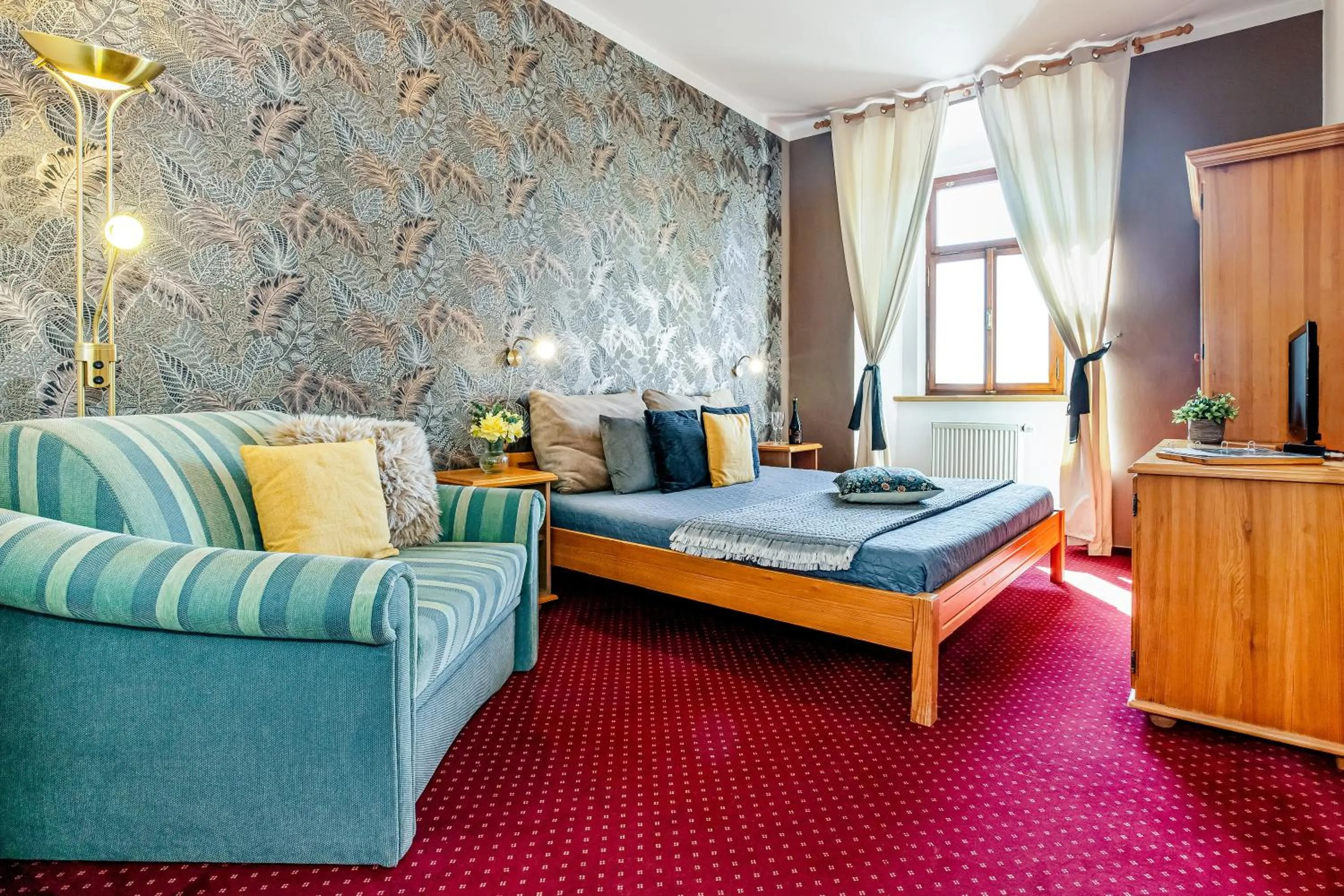 Bed in Hotel Panská