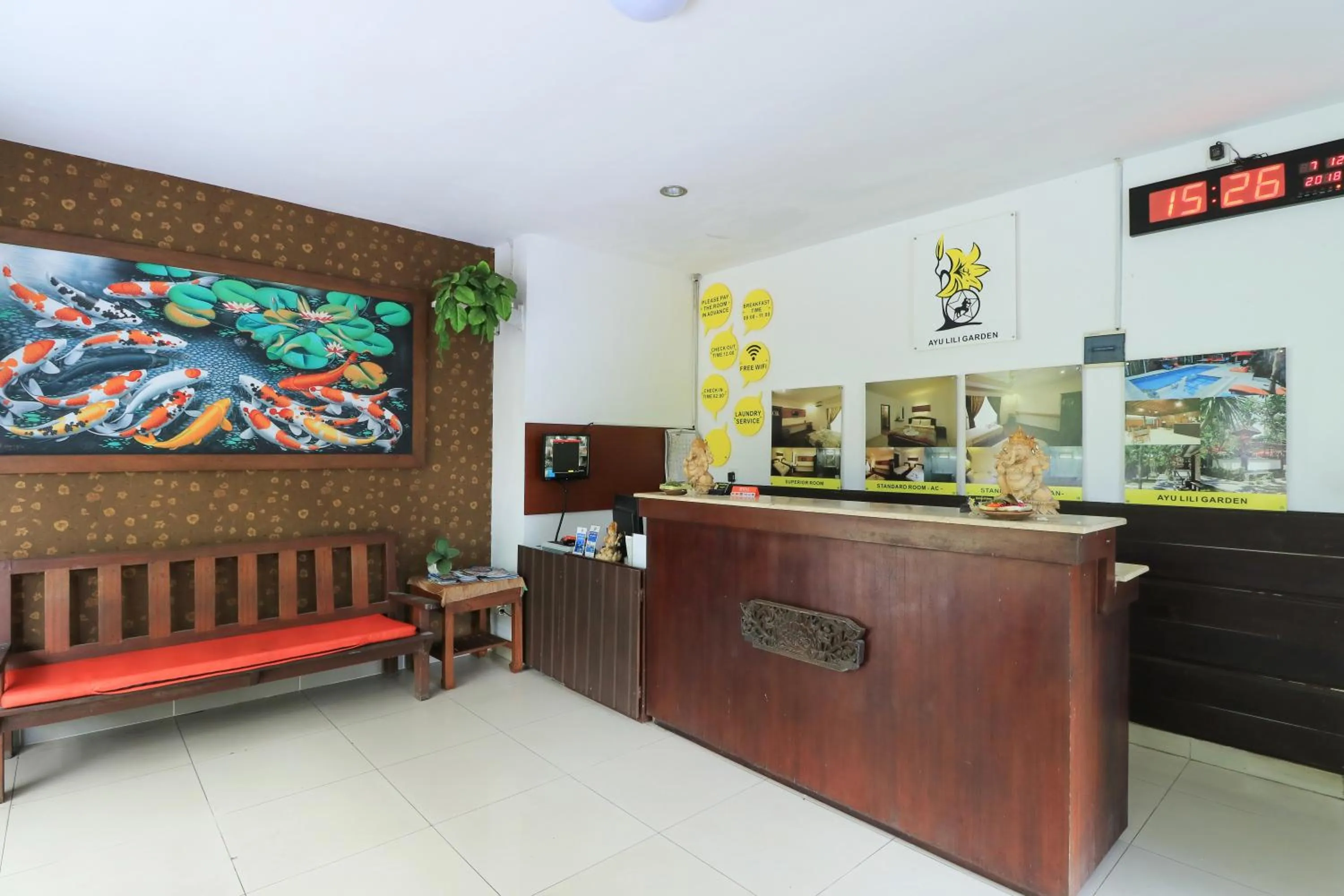 Lobby or reception in Ayu Lili Garden Hotel Kuta