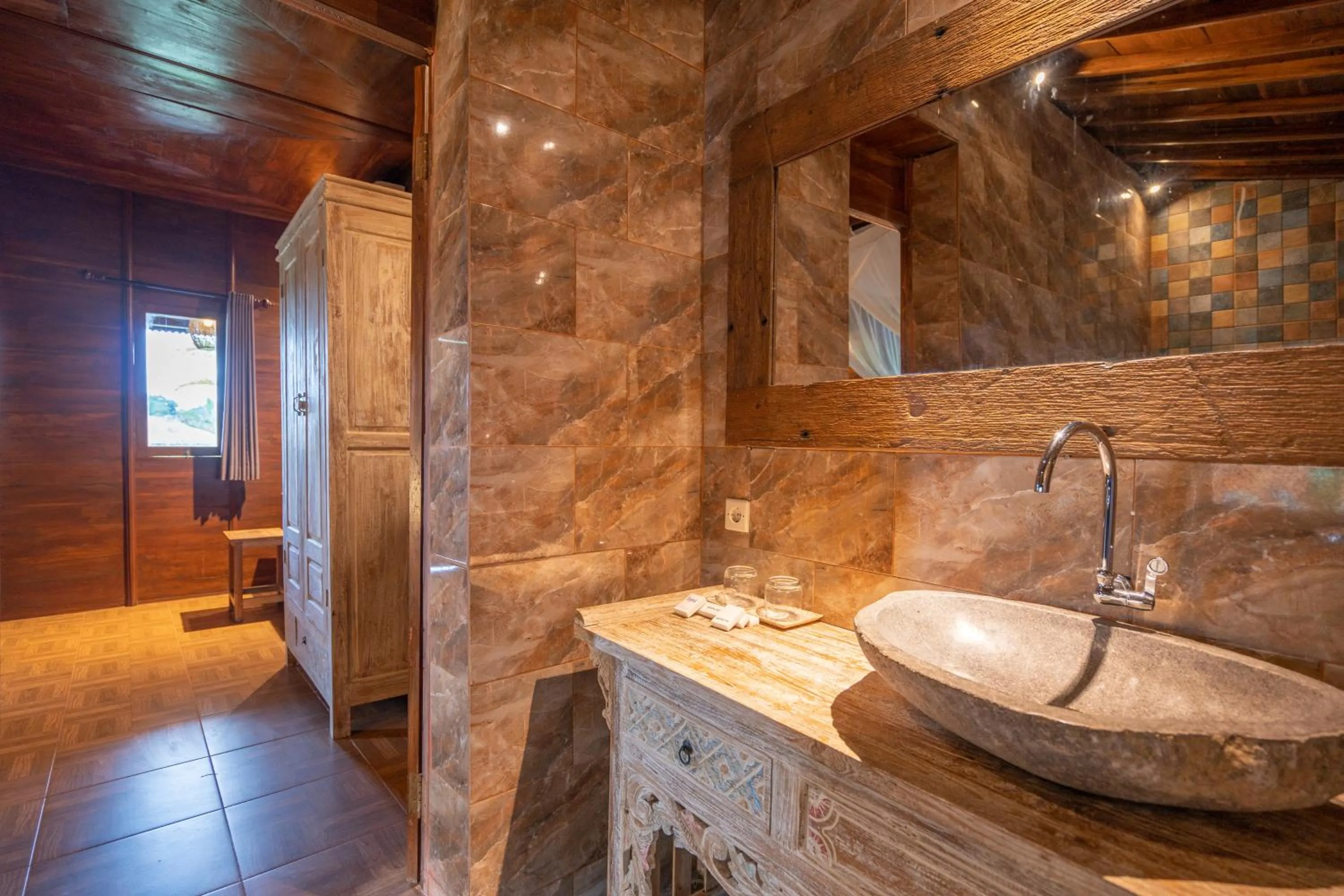 Bathroom in Uma Sebatu Villa Ubud