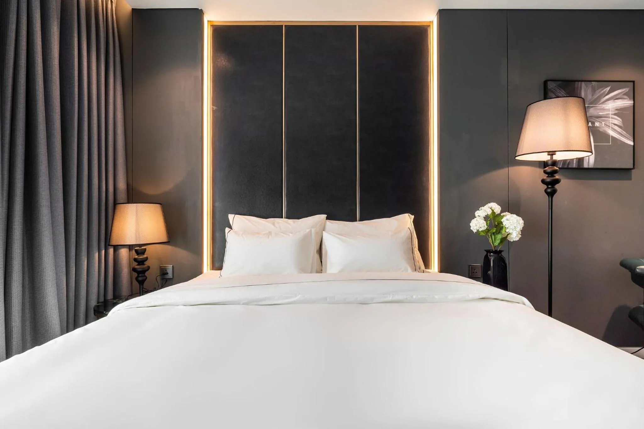 Bed in Hotel the Castle Jamsil-Sene