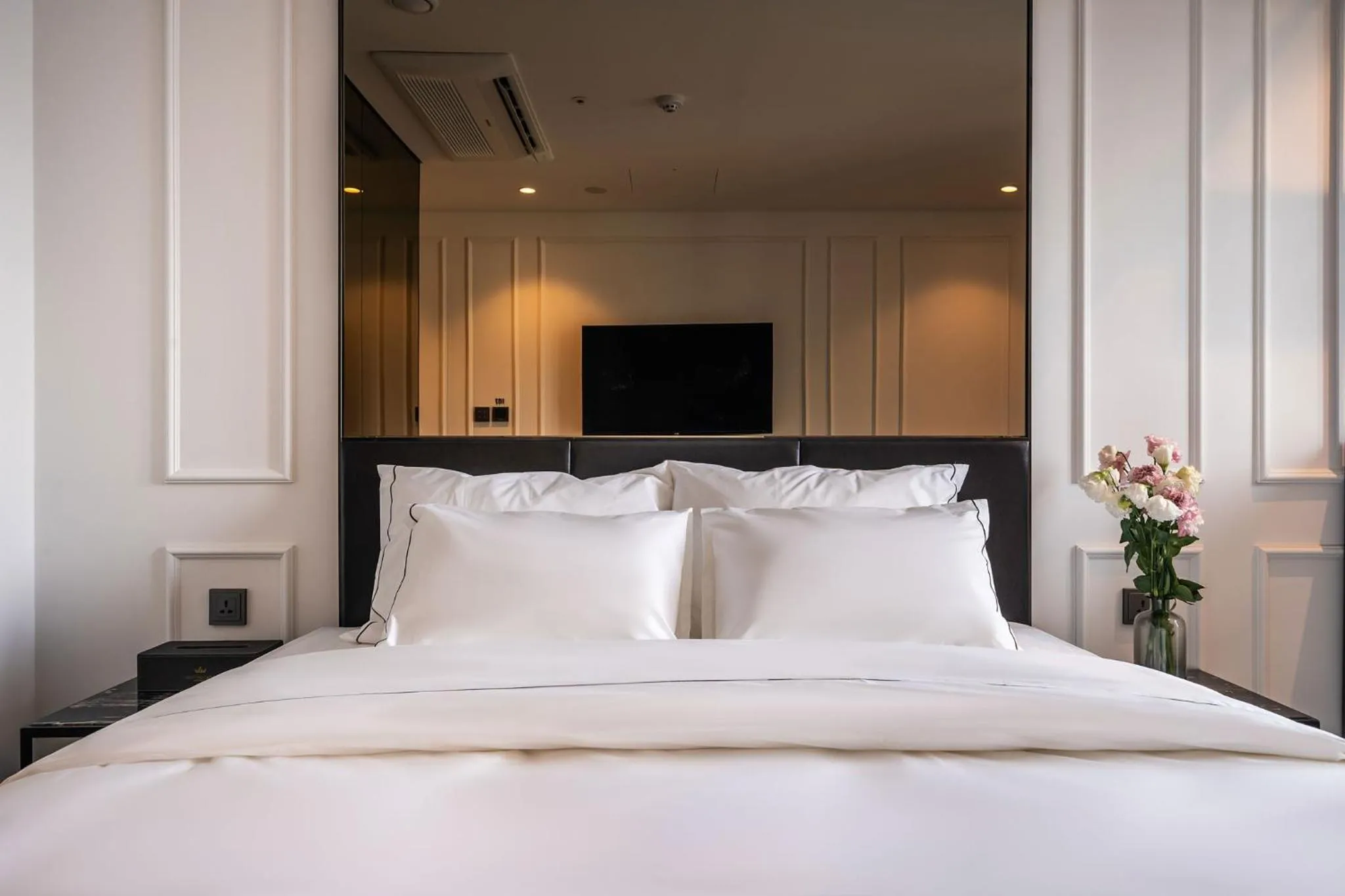 Bed in Hotel the Castle Jamsil-Sene