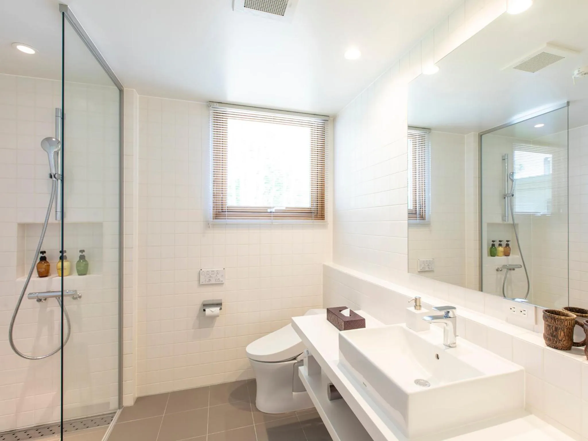 Shower in Birchwood Chalet