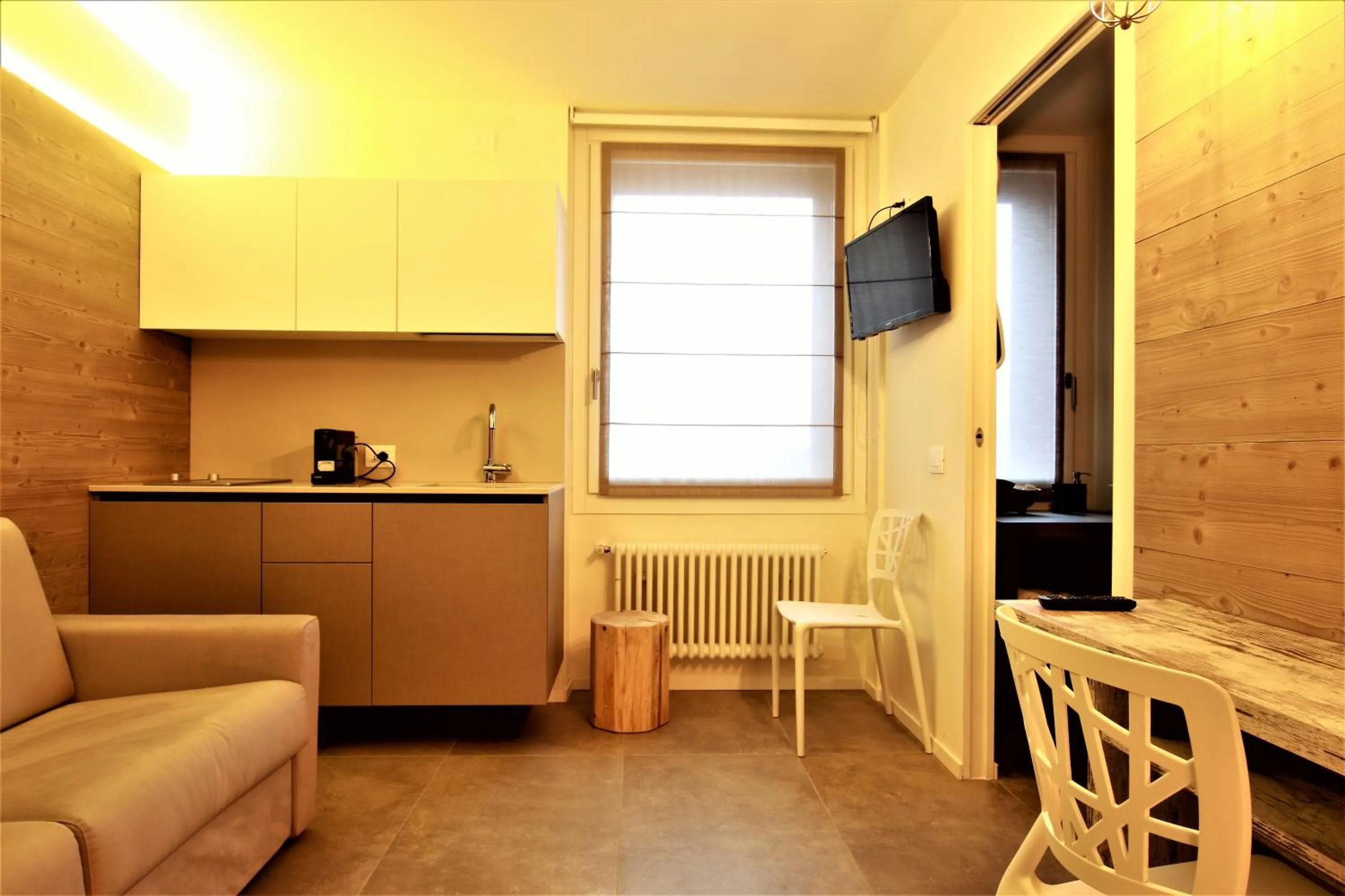 Kitchen or kitchenette in Hotel Oasi Verde