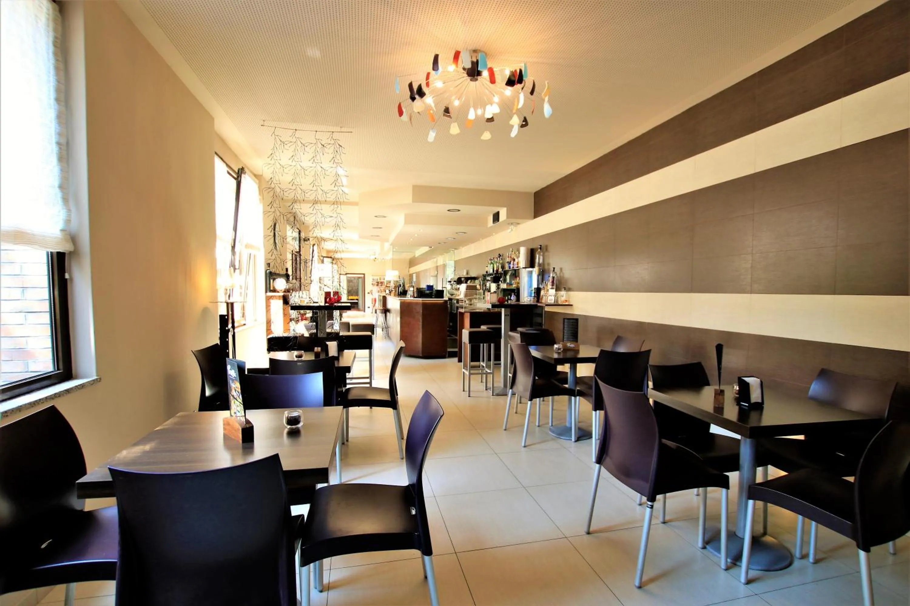 Lobby or reception in Hotel Oasi Verde