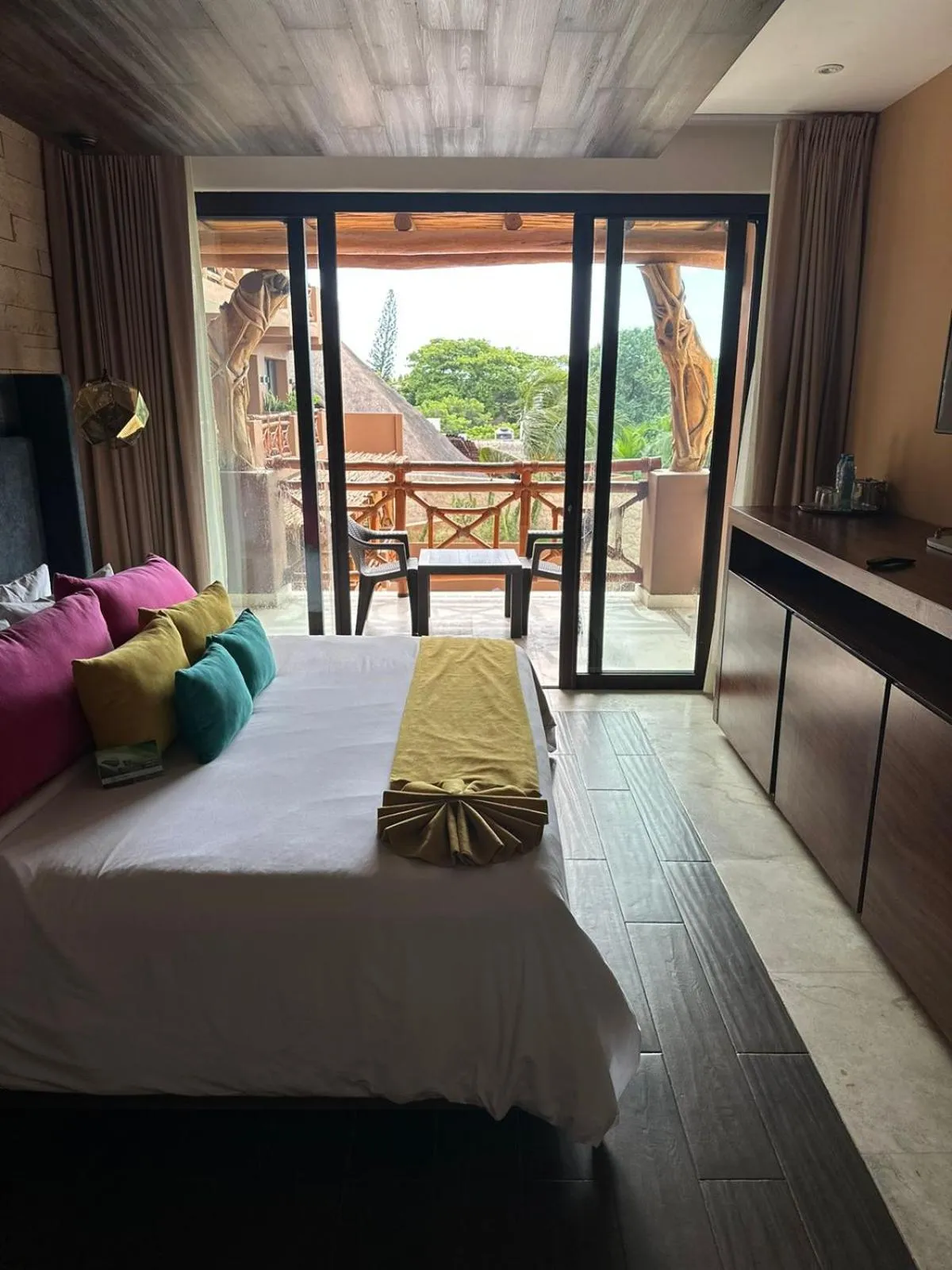 View (from property/room), Bed in Hotel Beló Isla Mujeres - All Inclusive - Sargassum Free