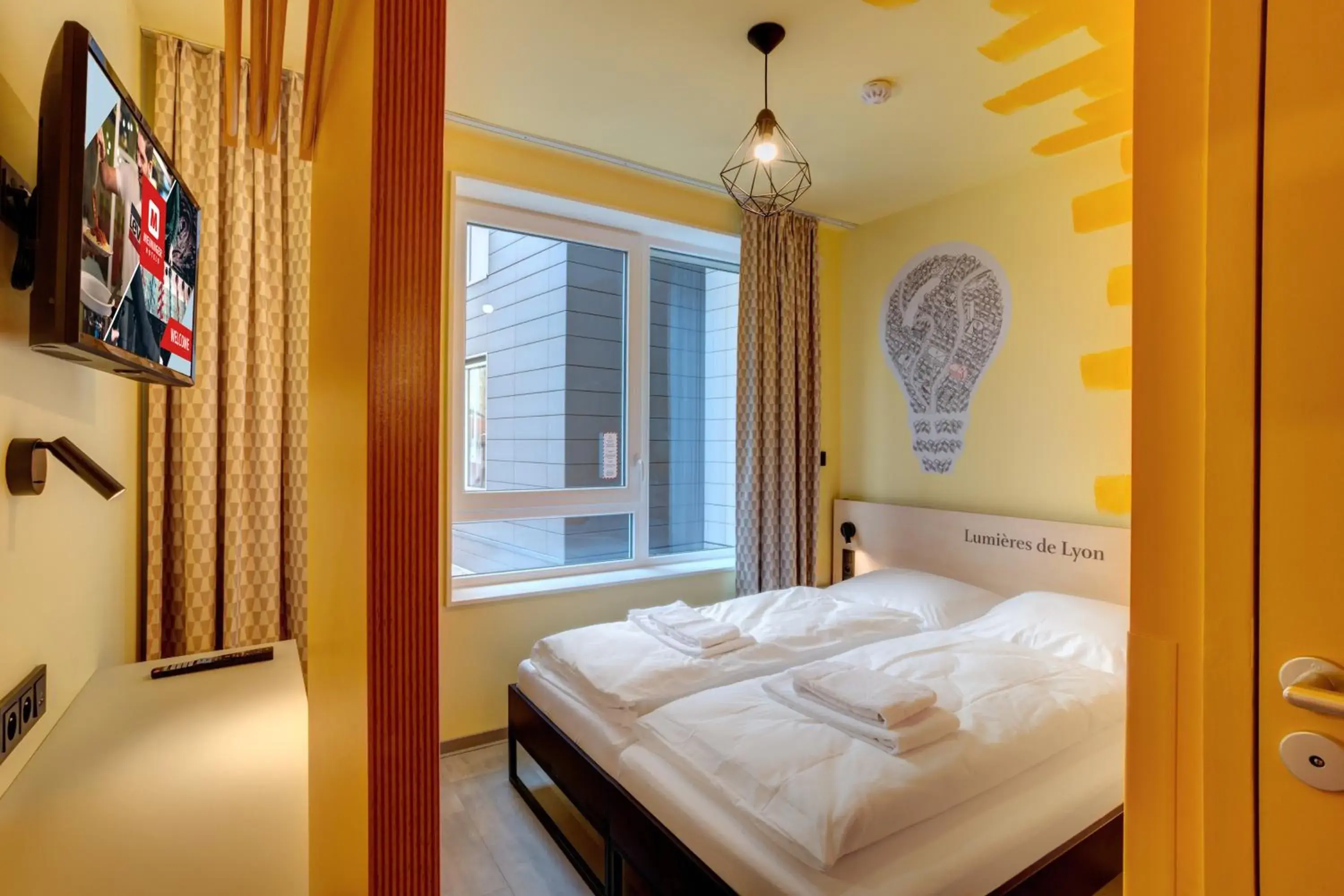 Standard Twin Room in MEININGER Hotel Lyon Centre Berthelot Standard Twin Room in MEININGER Hotel Lyon Centre Berthelot