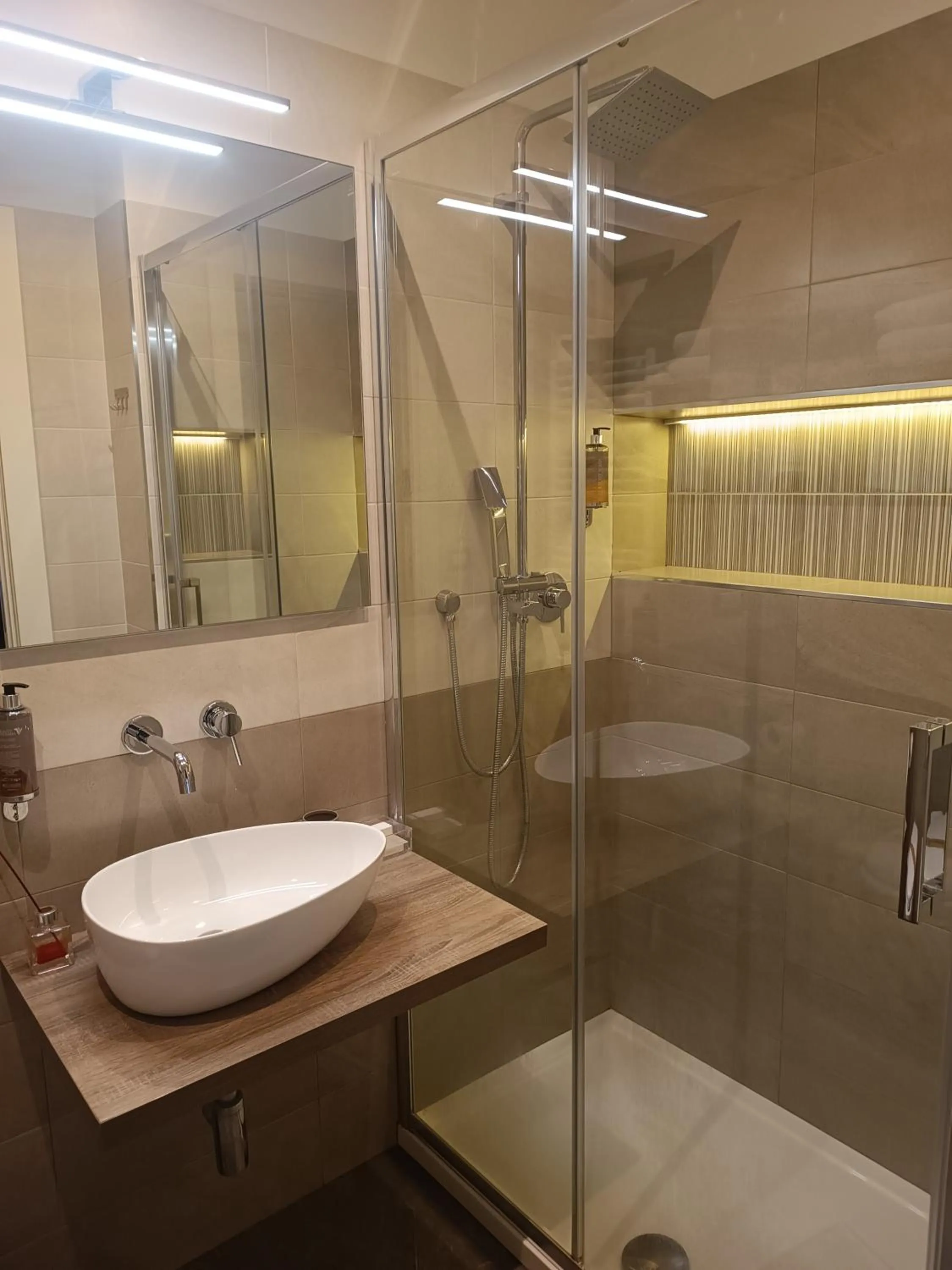 Shower in B&B La Rosa Felice