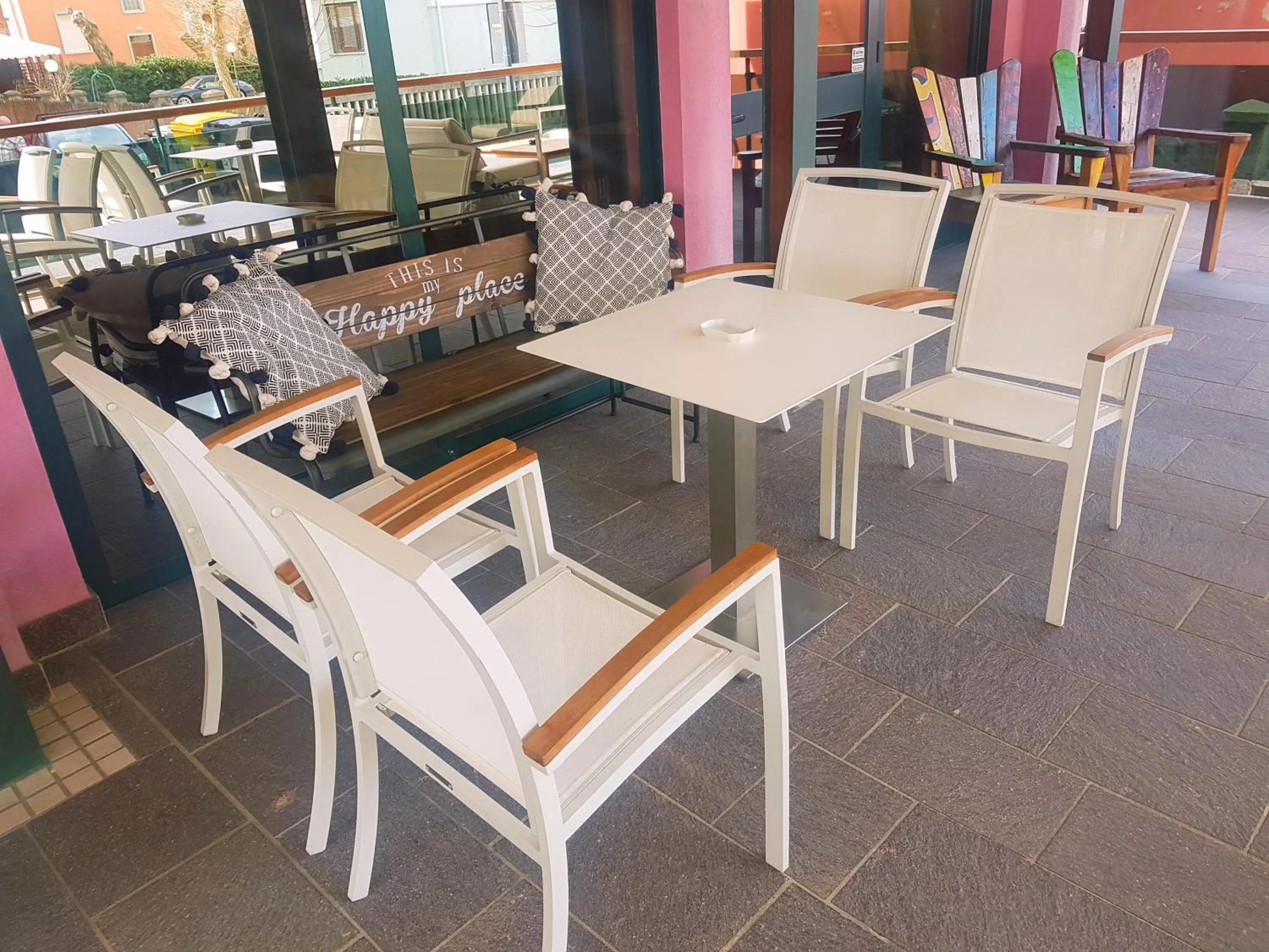 Patio in Hotel Sabra