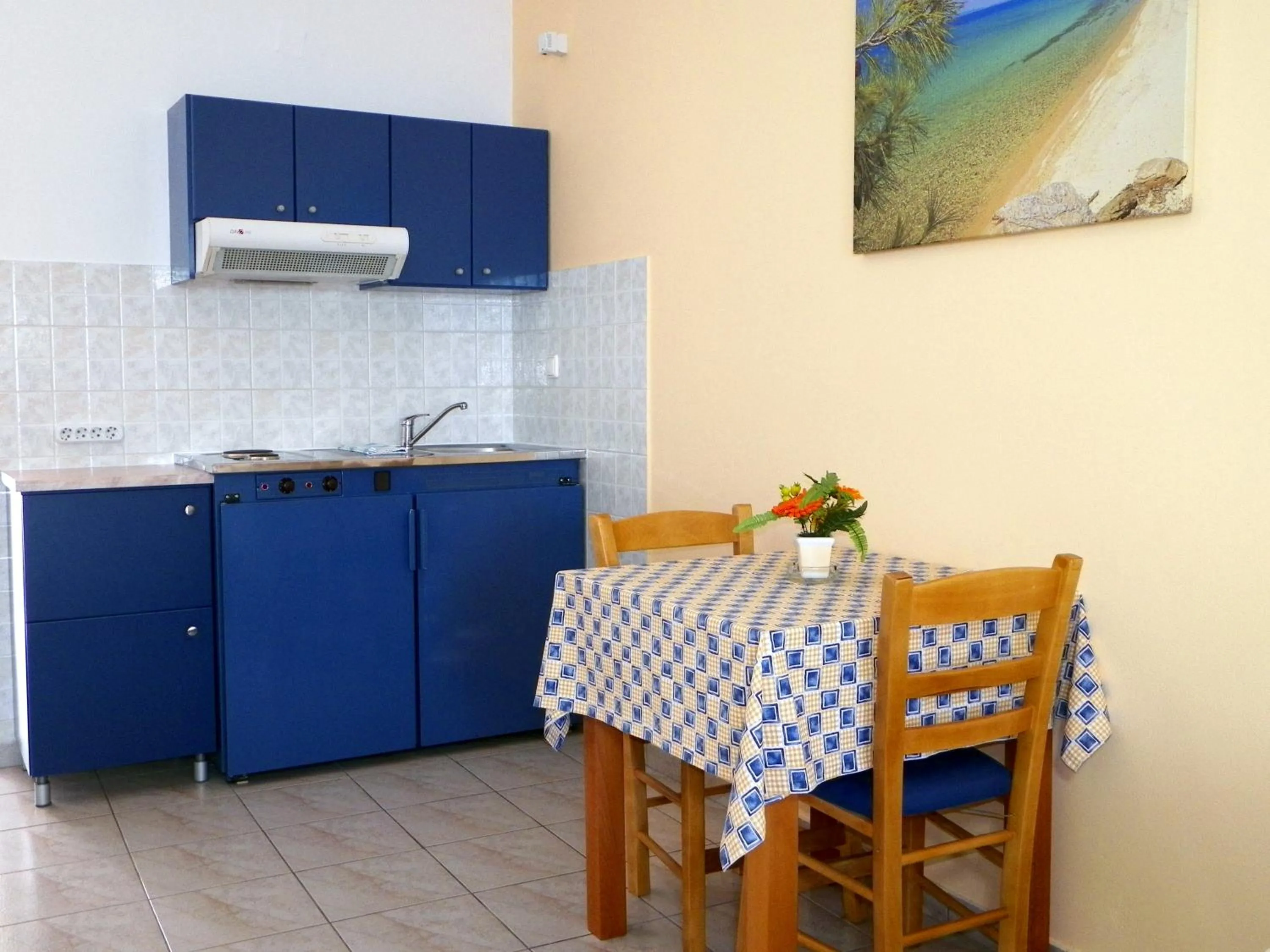 Kitchen or kitchenette in Christi Apartments
