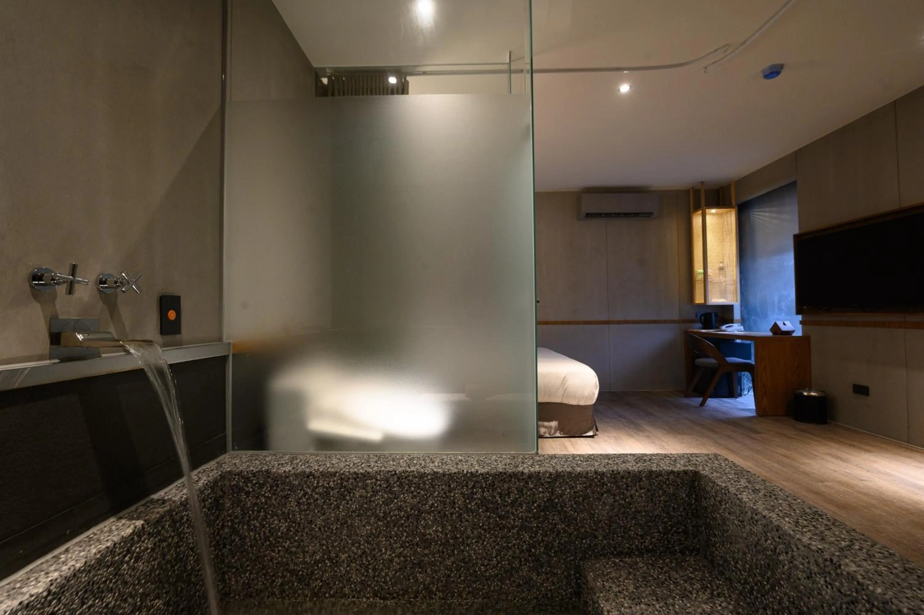 Bathroom in Yunoyado Onsen Hot Spring Hotel Deyang