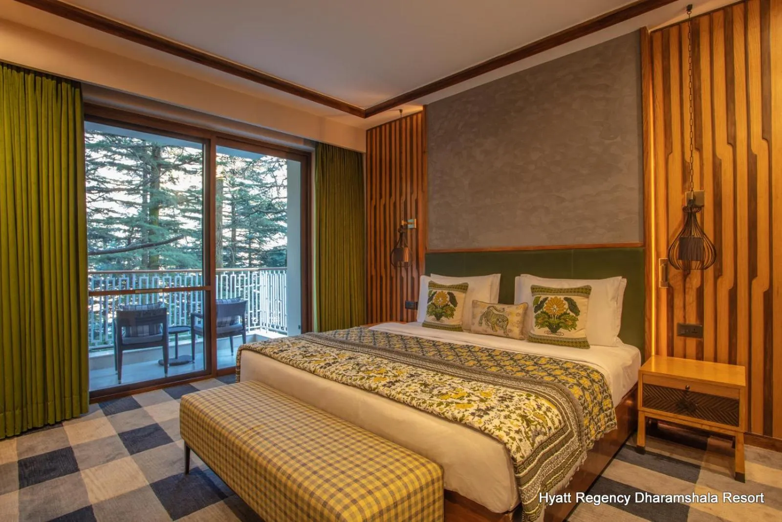 Photo of the whole room, Bed in Hyatt Regency Dharamshala Resort