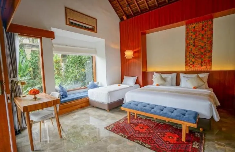 Bed in The Allure Ubud Villas & Spa crafted by freshWater Asia