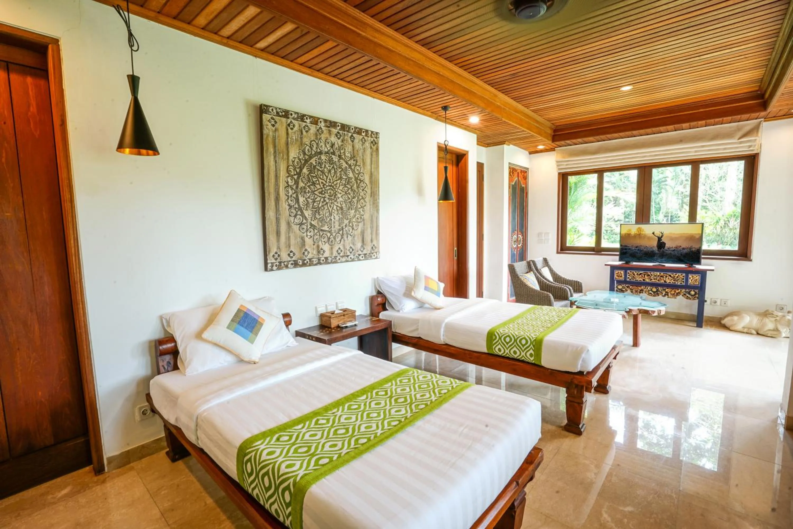 Bed in The Allure Ubud Villas & Spa crafted by freshWater Asia