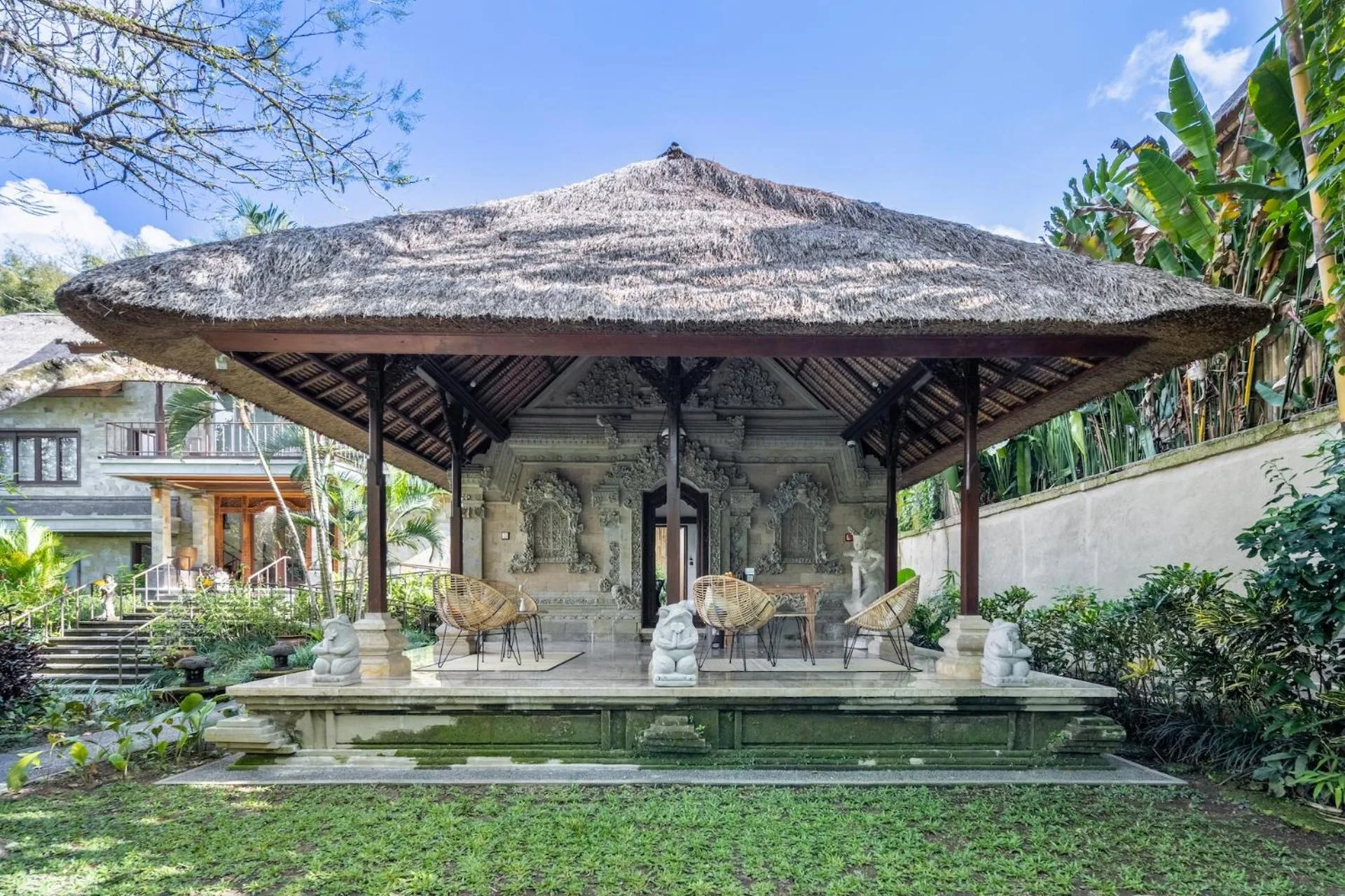Lobby or reception in The Allure Ubud Villas & Spa crafted by freshWater Asia