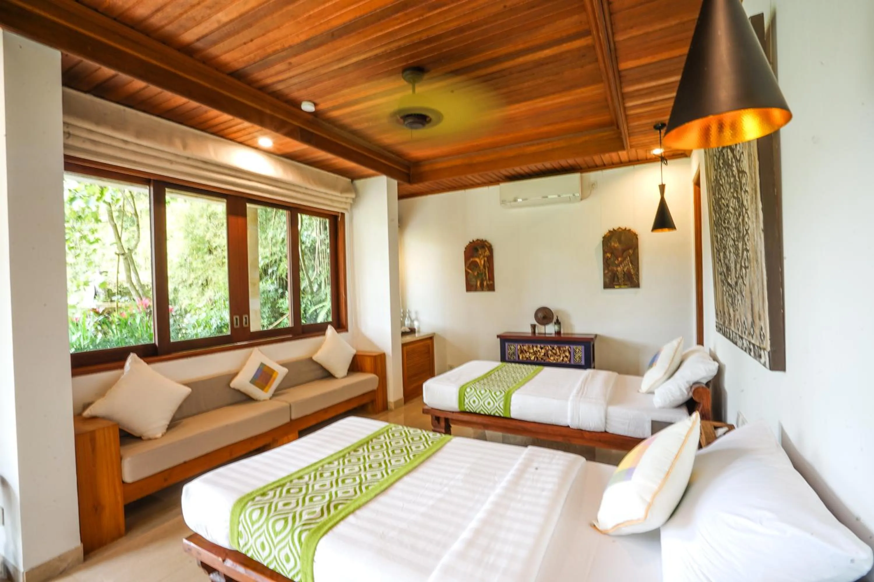 Bed in The Allure Ubud Villas & Spa crafted by freshWater Asia