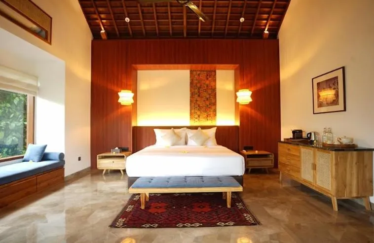 Coffee/tea facilities, Bed in The Allure Ubud Villas & Spa crafted by freshWater Asia
